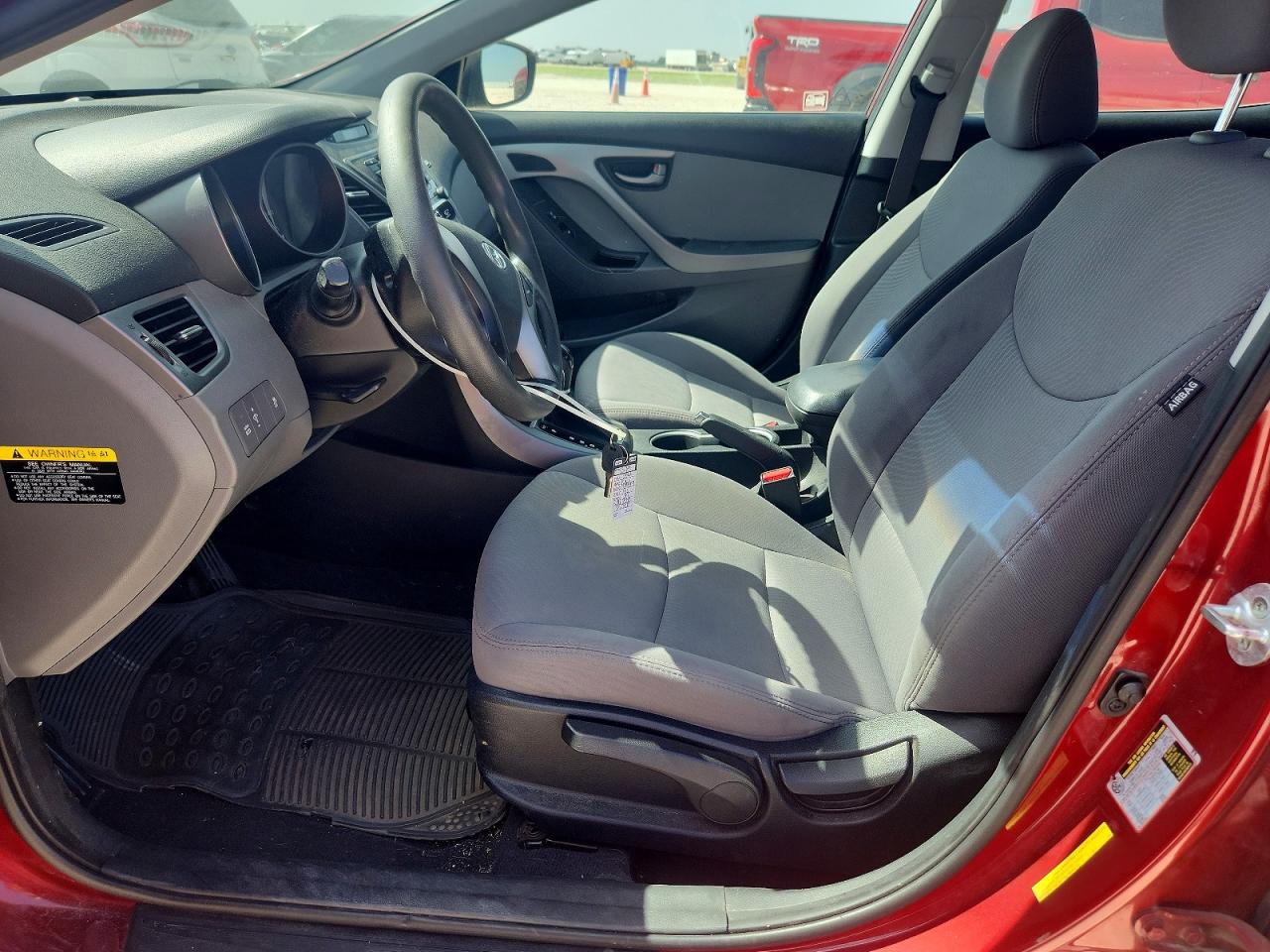 2014 Hyundai Elantra Se Red vin: 5NPDH4AE6EH534674