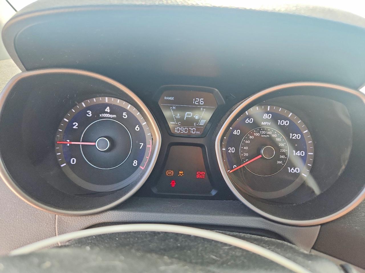 2014 Hyundai Elantra Se Red vin: 5NPDH4AE6EH534674