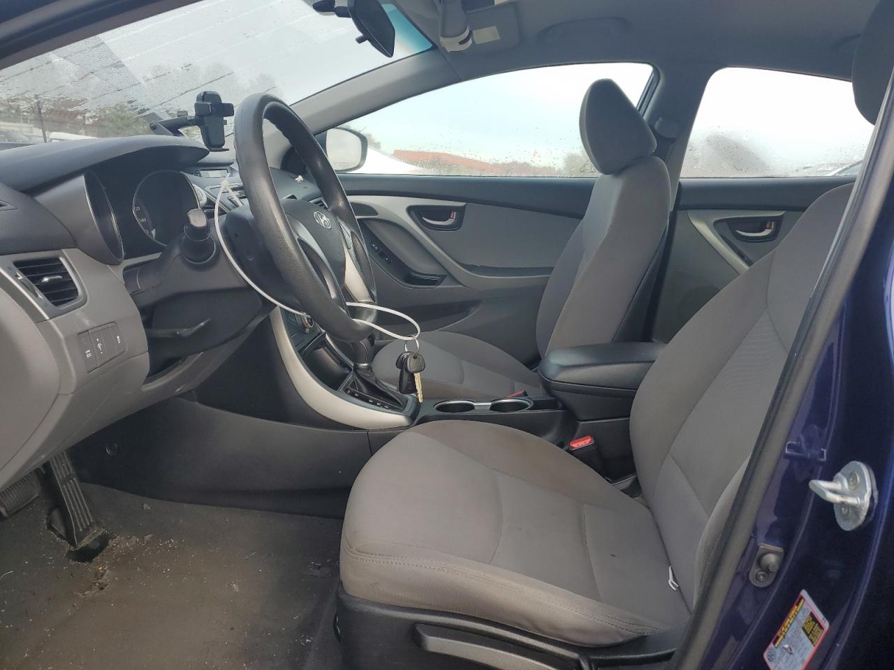 2014 Hyundai Elantra Se Blue vin: 5NPDH4AE6EH539406