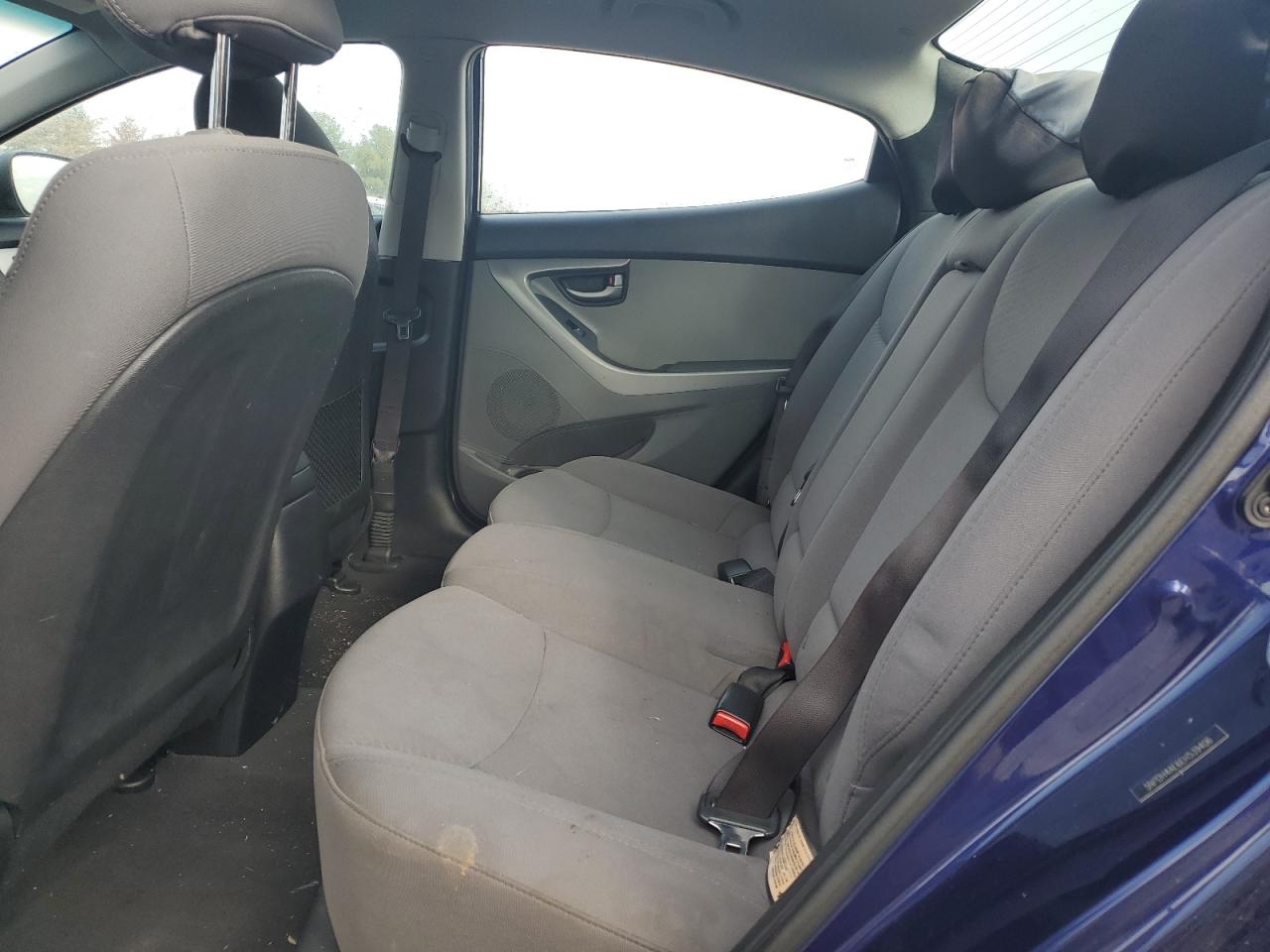 2014 Hyundai Elantra Se Blue vin: 5NPDH4AE6EH539406