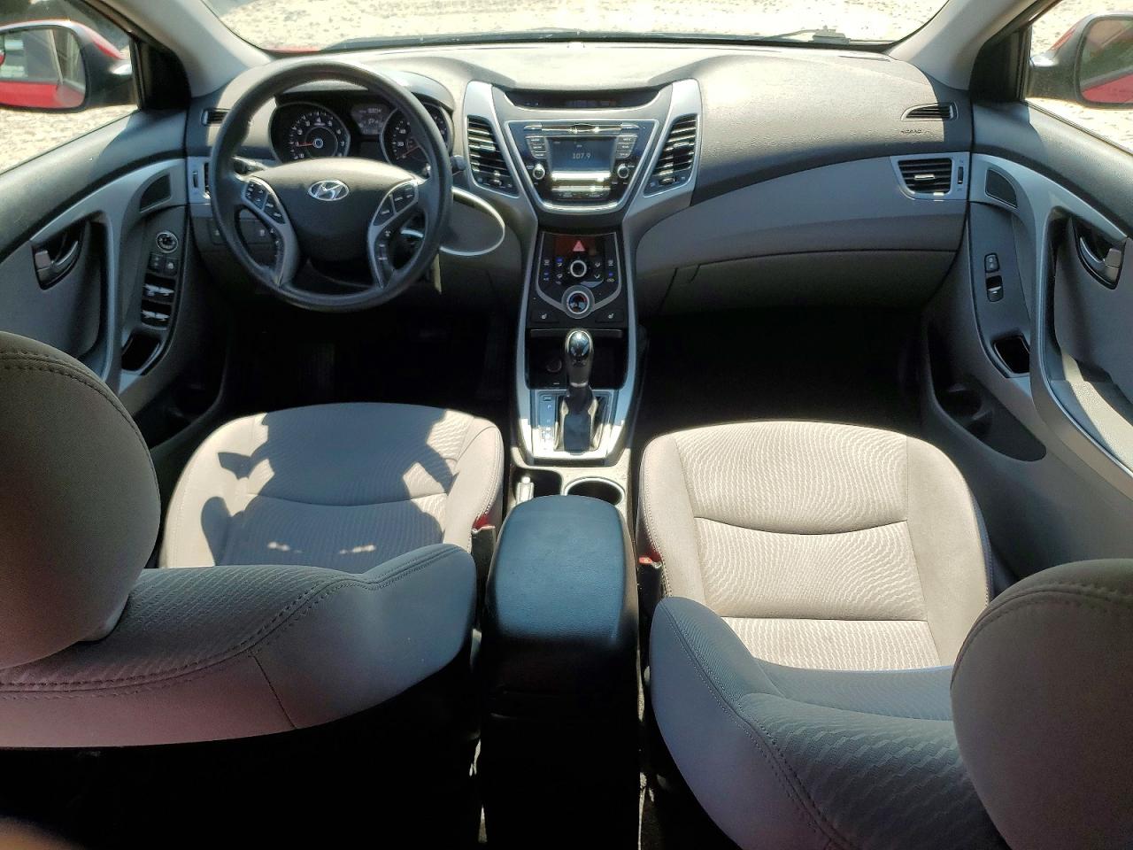2014 Hyundai Elantra Se Red vin: 5NPDH4AE6EH542466