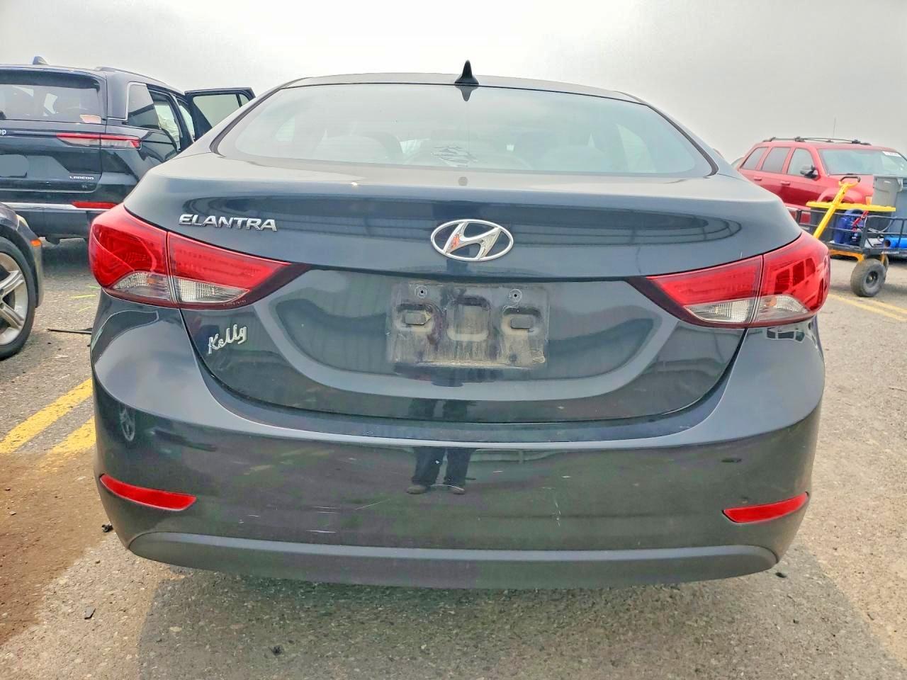 2014 Hyundai Elantra Se Черный vin: 5NPDH4AE6EH544900