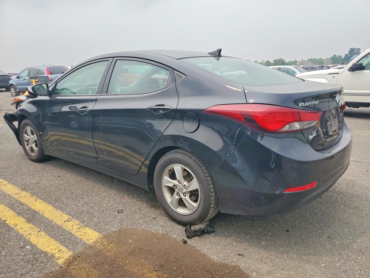 2014 Hyundai Elantra Se Черный vin: 5NPDH4AE6EH544900