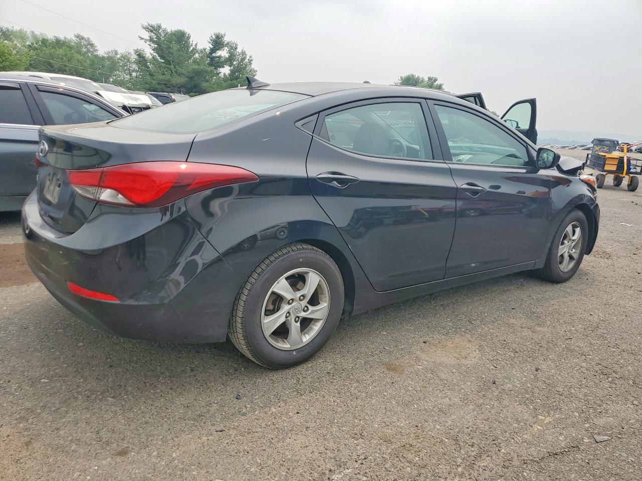 2014 Hyundai Elantra Se Черный vin: 5NPDH4AE6EH544900