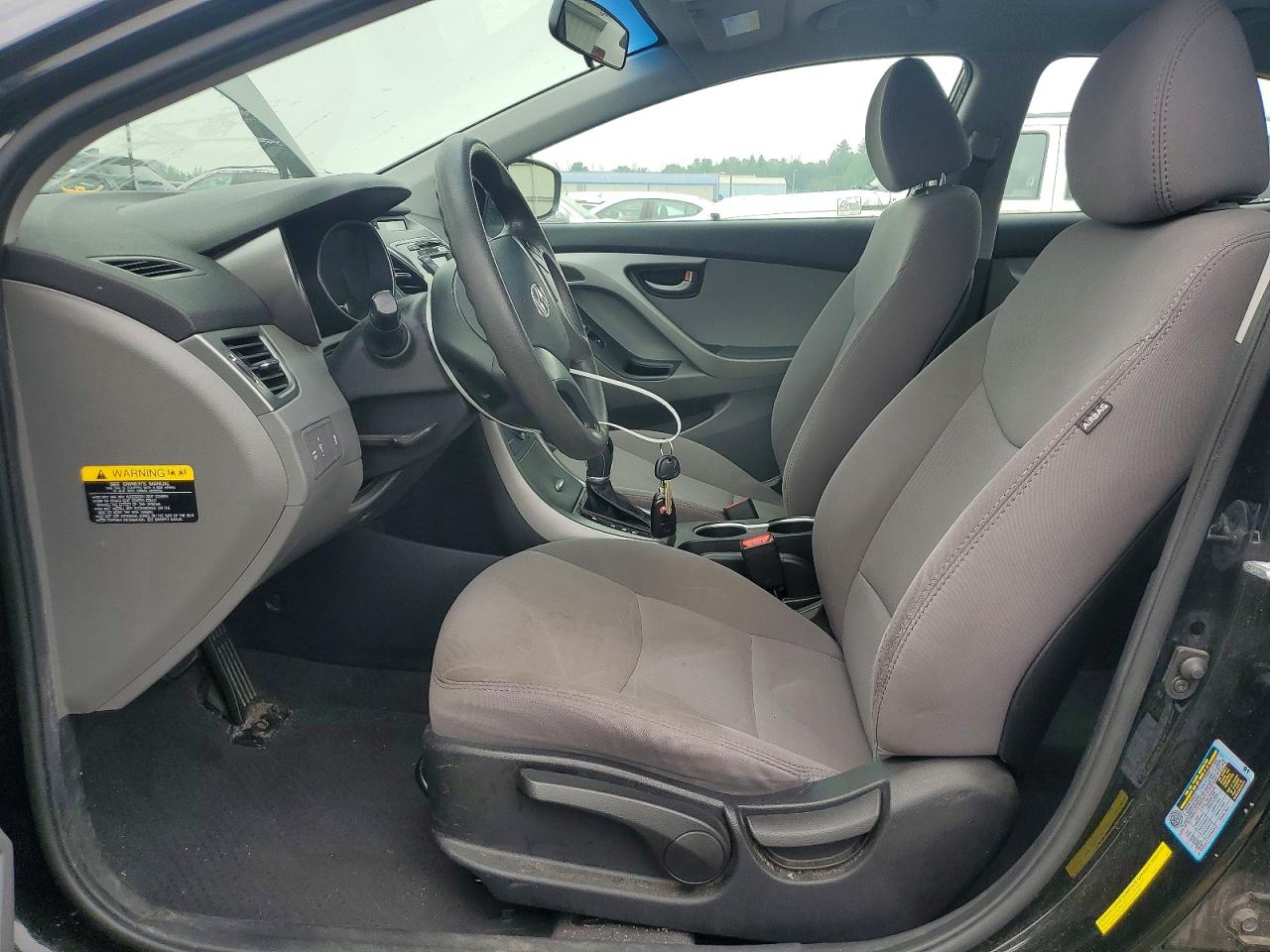 2014 Hyundai Elantra Se Черный vin: 5NPDH4AE6EH544900