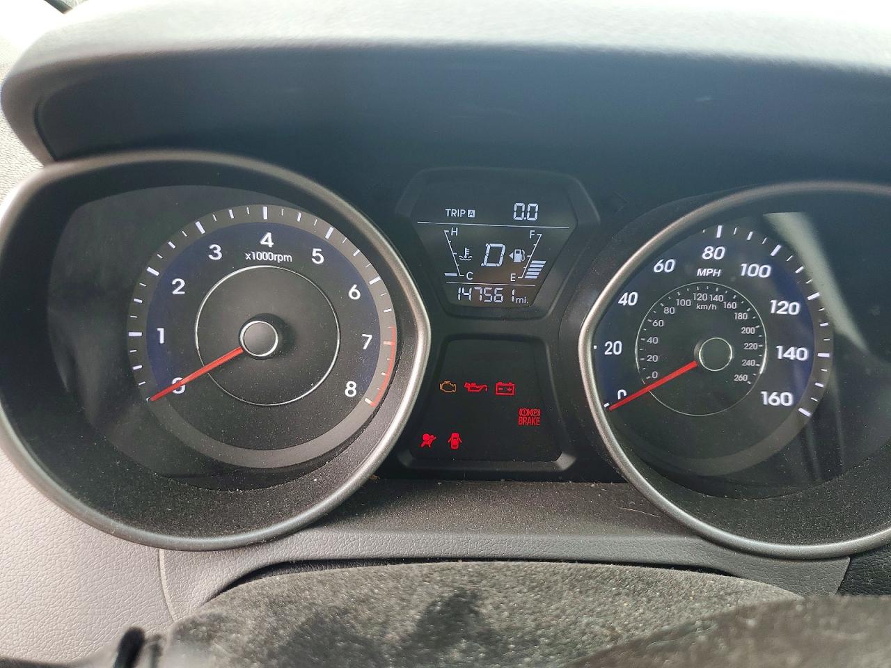 2014 Hyundai Elantra Se Черный vin: 5NPDH4AE6EH544900
