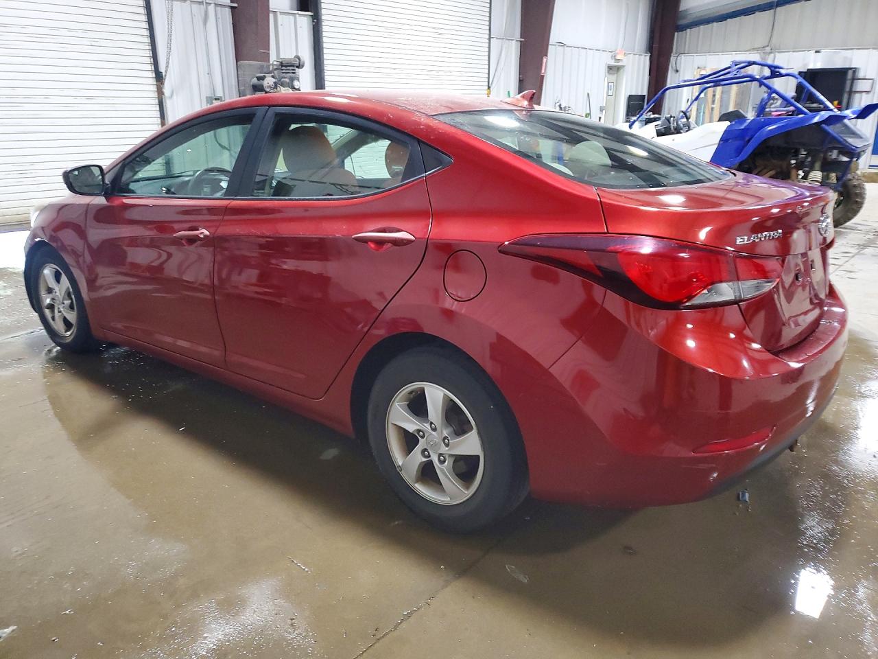 2014 Hyundai Elantra Se Red vin: 5NPDH4AE6EH546310