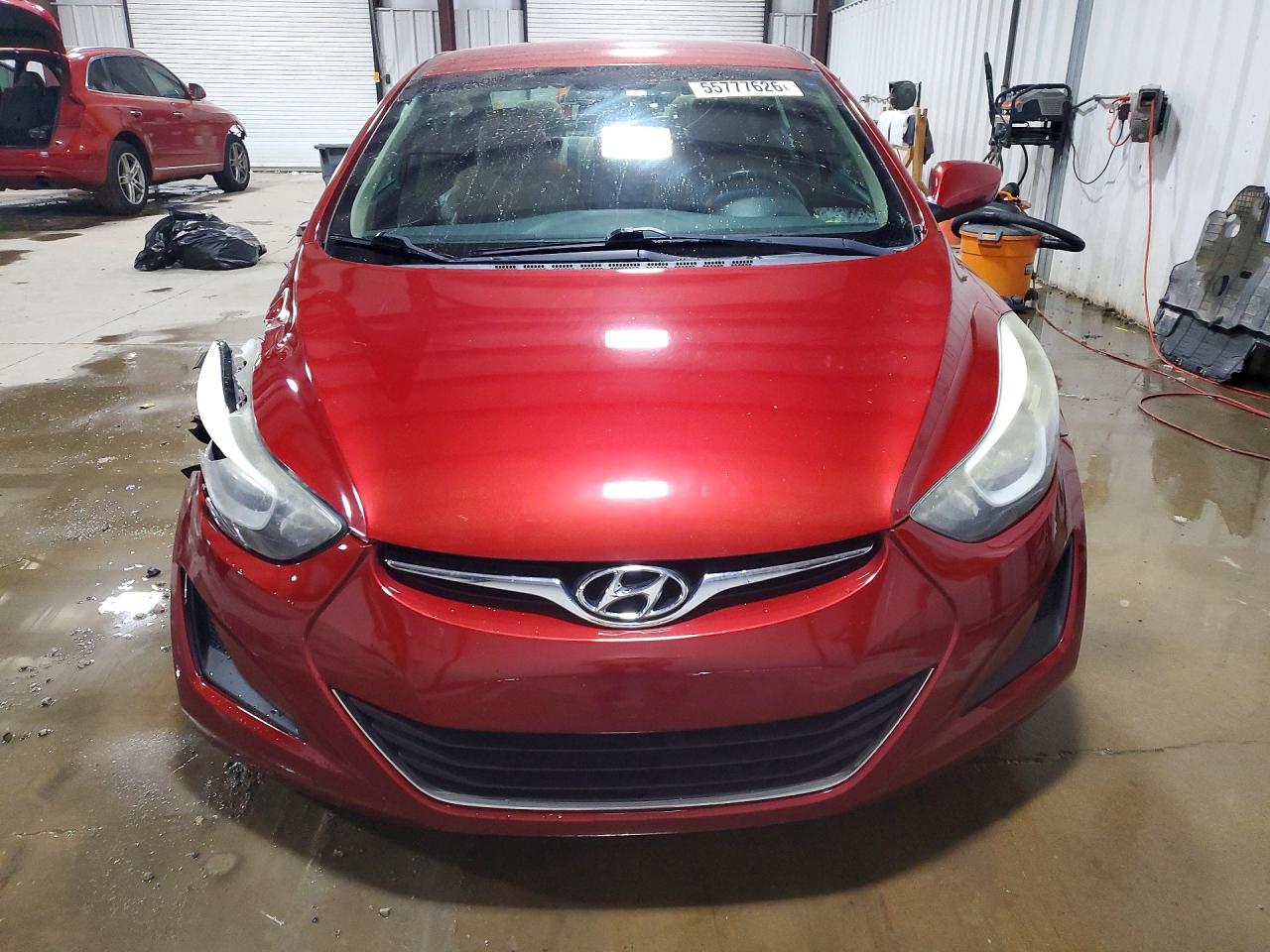 2014 Hyundai Elantra Se Red vin: 5NPDH4AE6EH546310