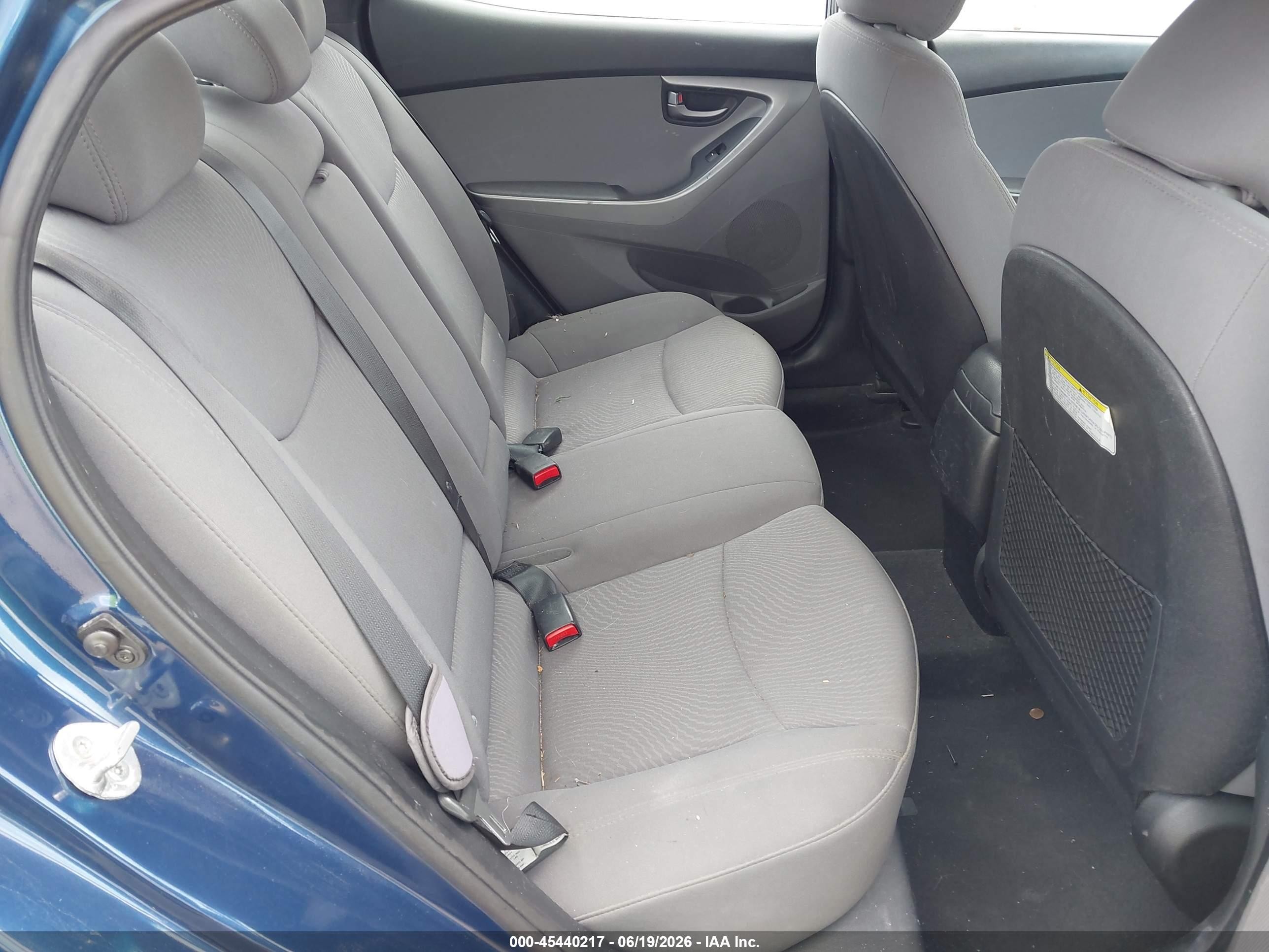 2015 Hyundai Elantra Se Blue vin: 5NPDH4AE6FH547555