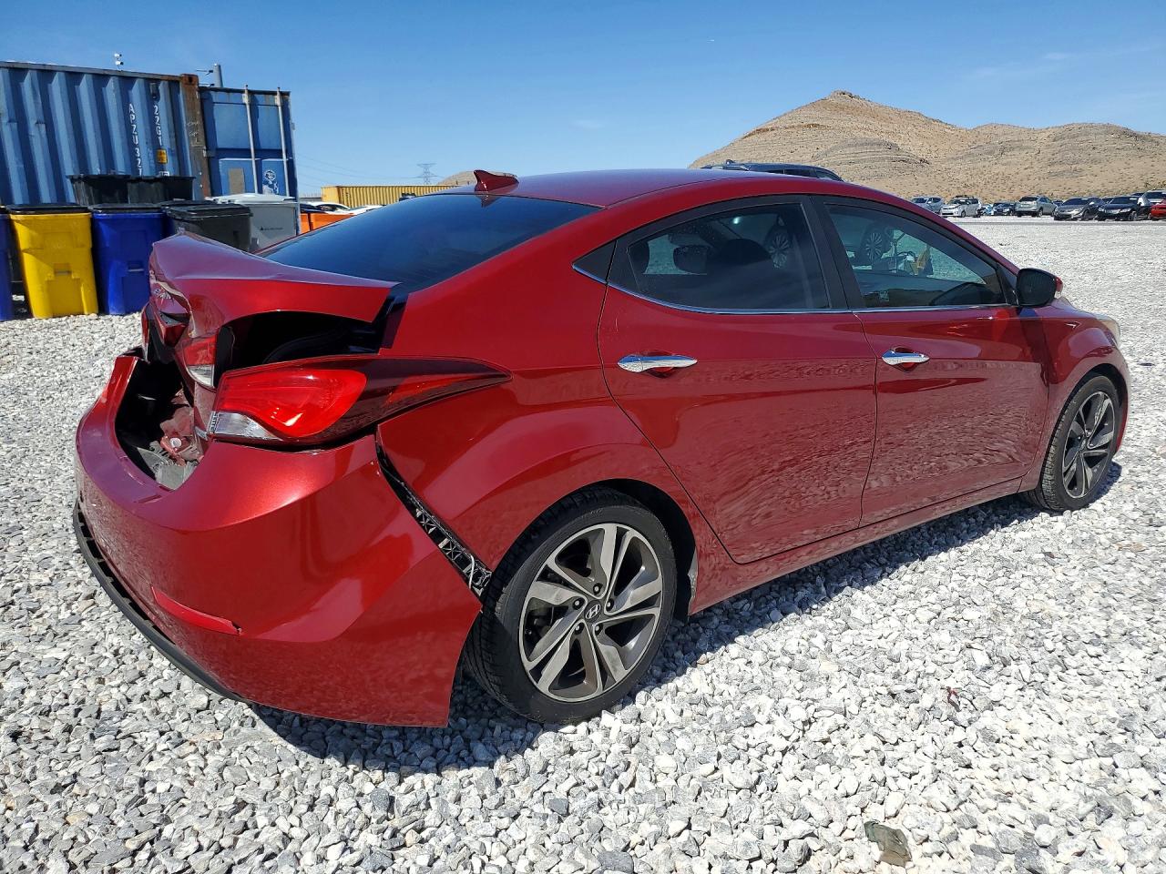 2015 Hyundai Elantra Limited Red vin: 5NPDH4AE6FH547720