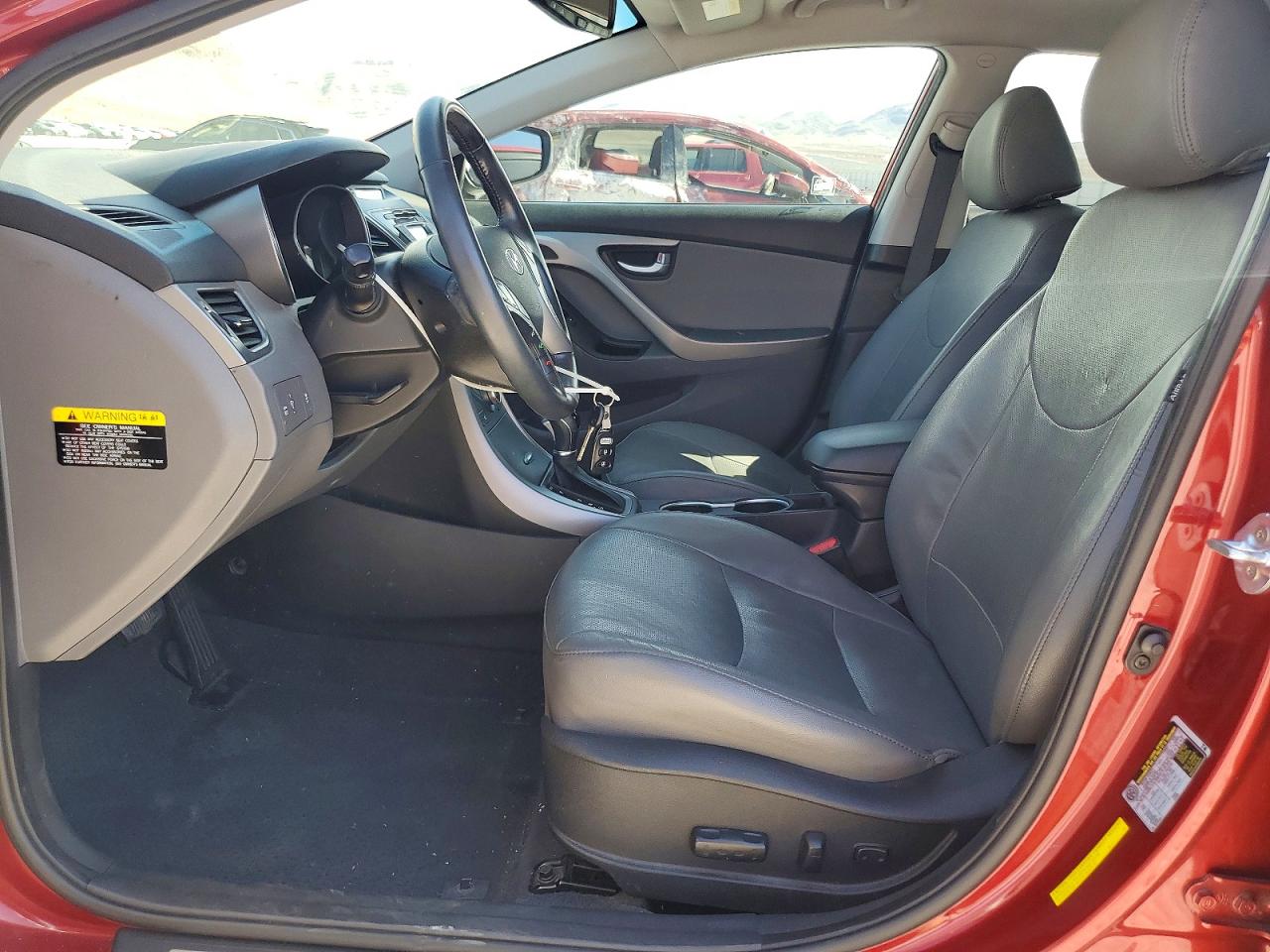 2015 Hyundai Elantra Limited Red vin: 5NPDH4AE6FH547720