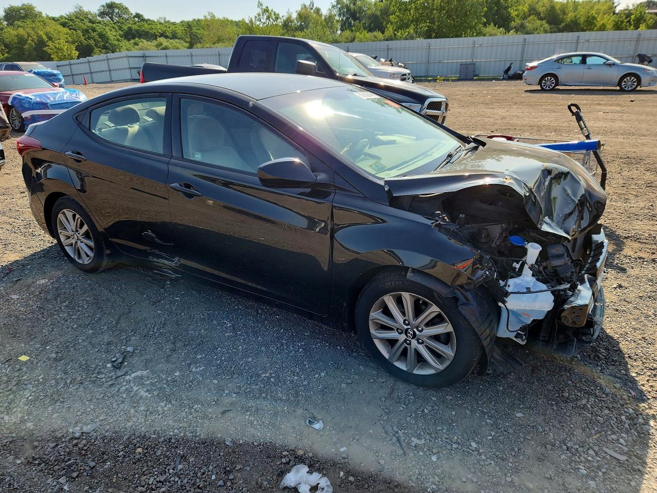 2015 Hyundai Elantra Se Black vin: 5NPDH4AE6FH550231