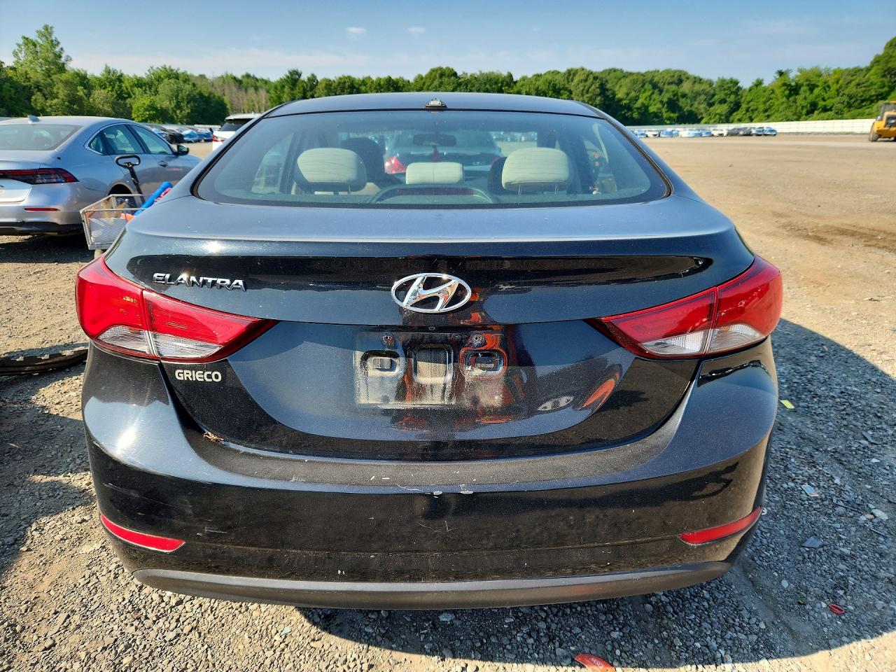 2015 Hyundai Elantra Se Black vin: 5NPDH4AE6FH550231