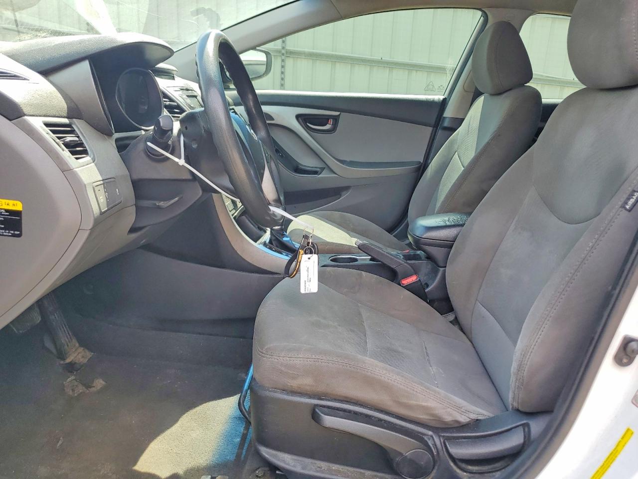 2015 Hyundai Elantra Se White vin: 5NPDH4AE6FH556692