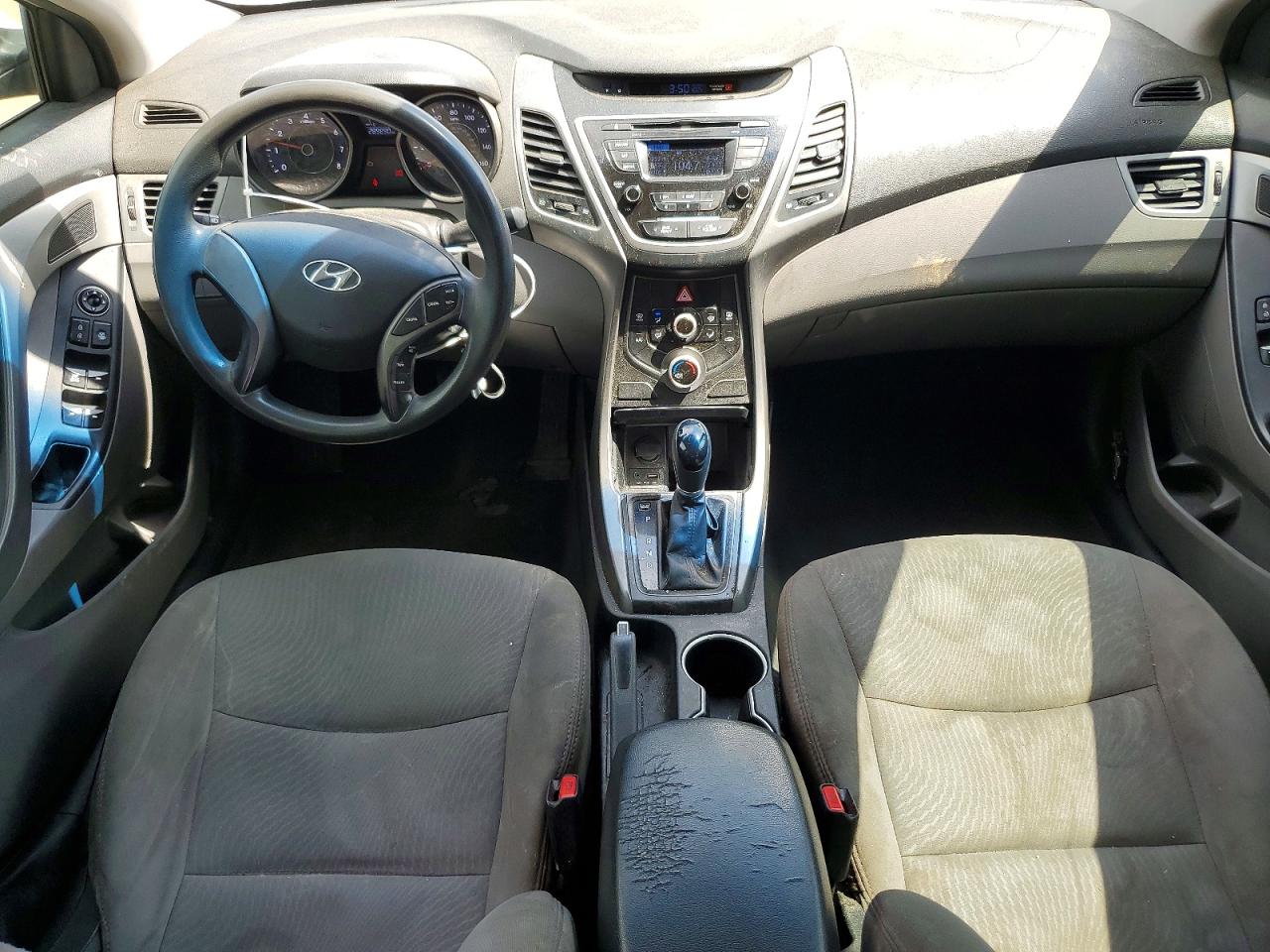 2015 Hyundai Elantra Se White vin: 5NPDH4AE6FH556692