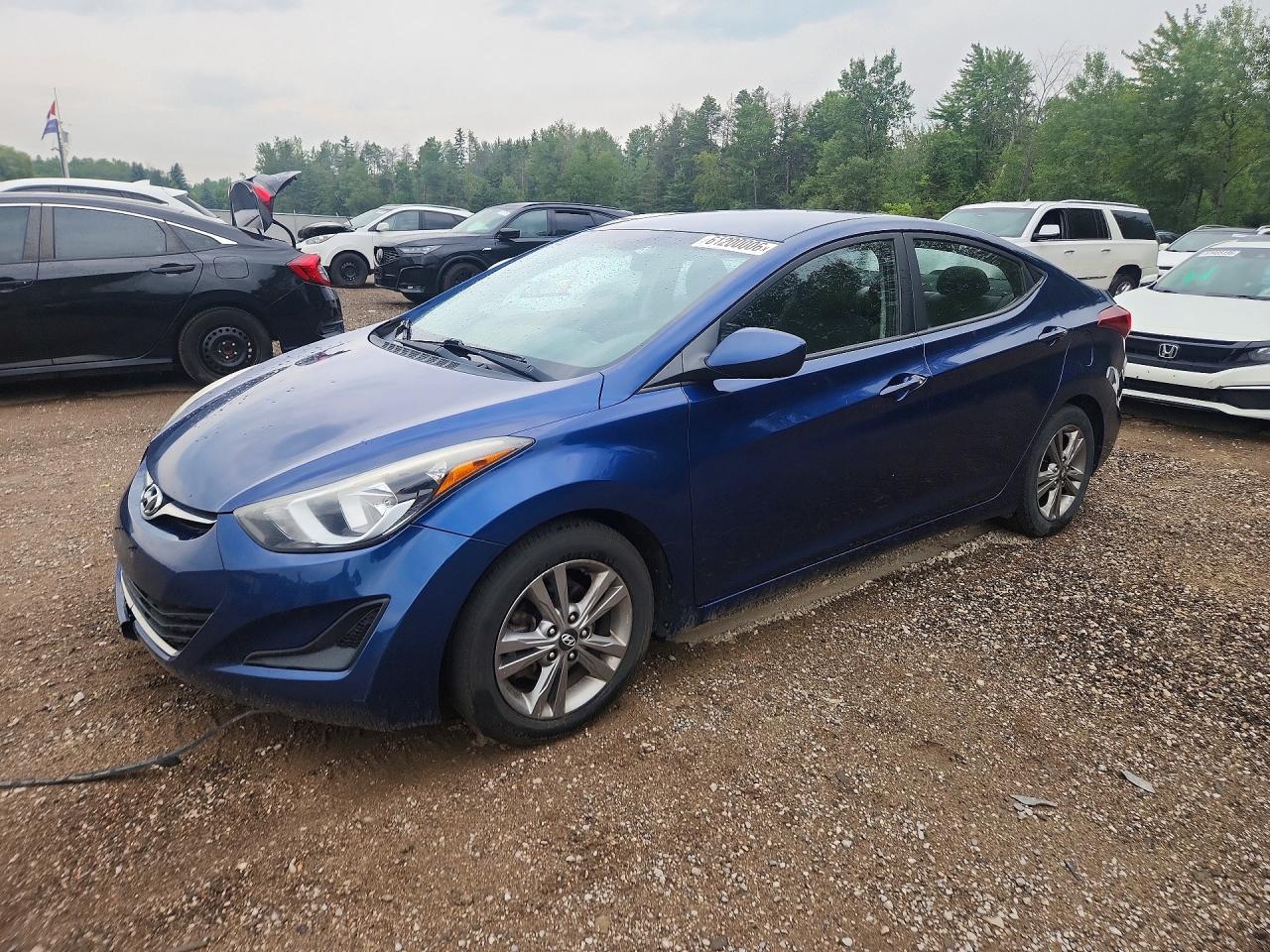 2015 Hyundai Elantra Se Blue vin: 5NPDH4AE6FH558216