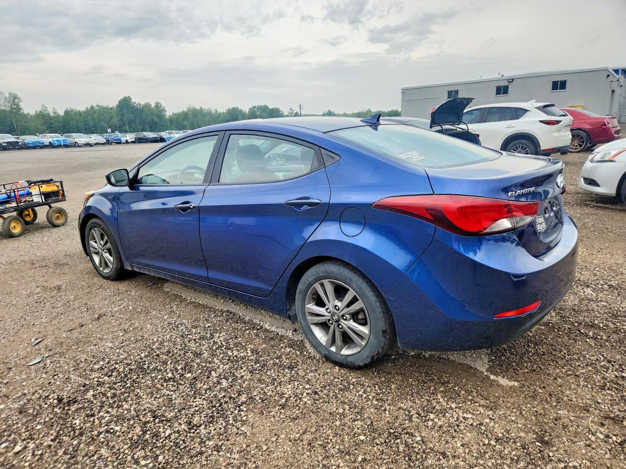 2015 Hyundai Elantra Se Blue vin: 5NPDH4AE6FH558216