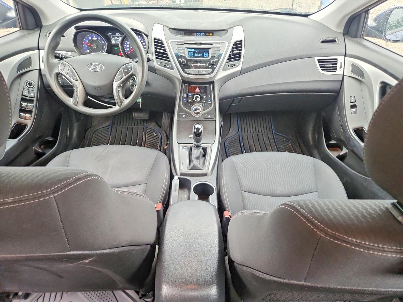 2015 Hyundai Elantra Se Blue vin: 5NPDH4AE6FH558216