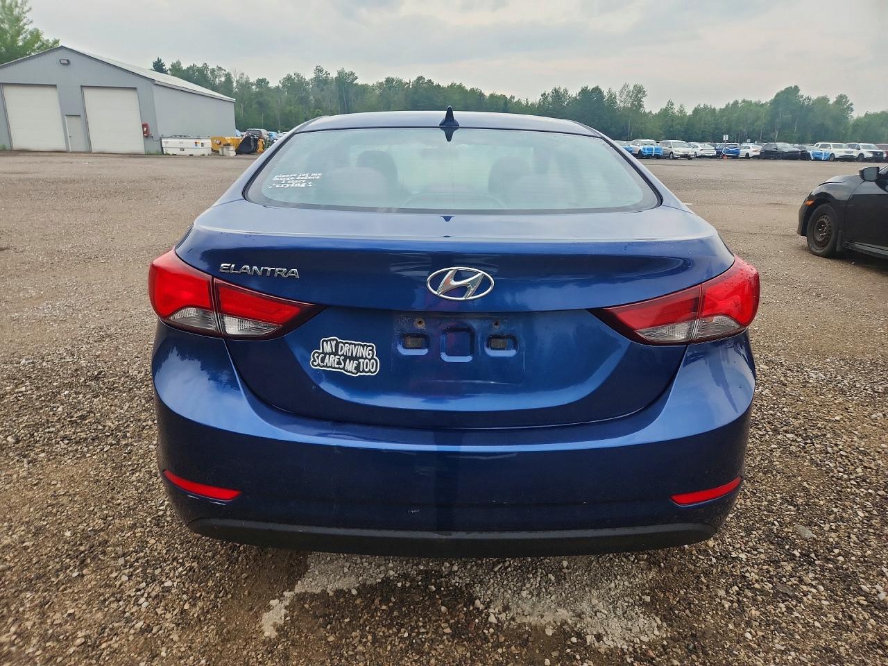 2015 Hyundai Elantra Se Blue vin: 5NPDH4AE6FH558216