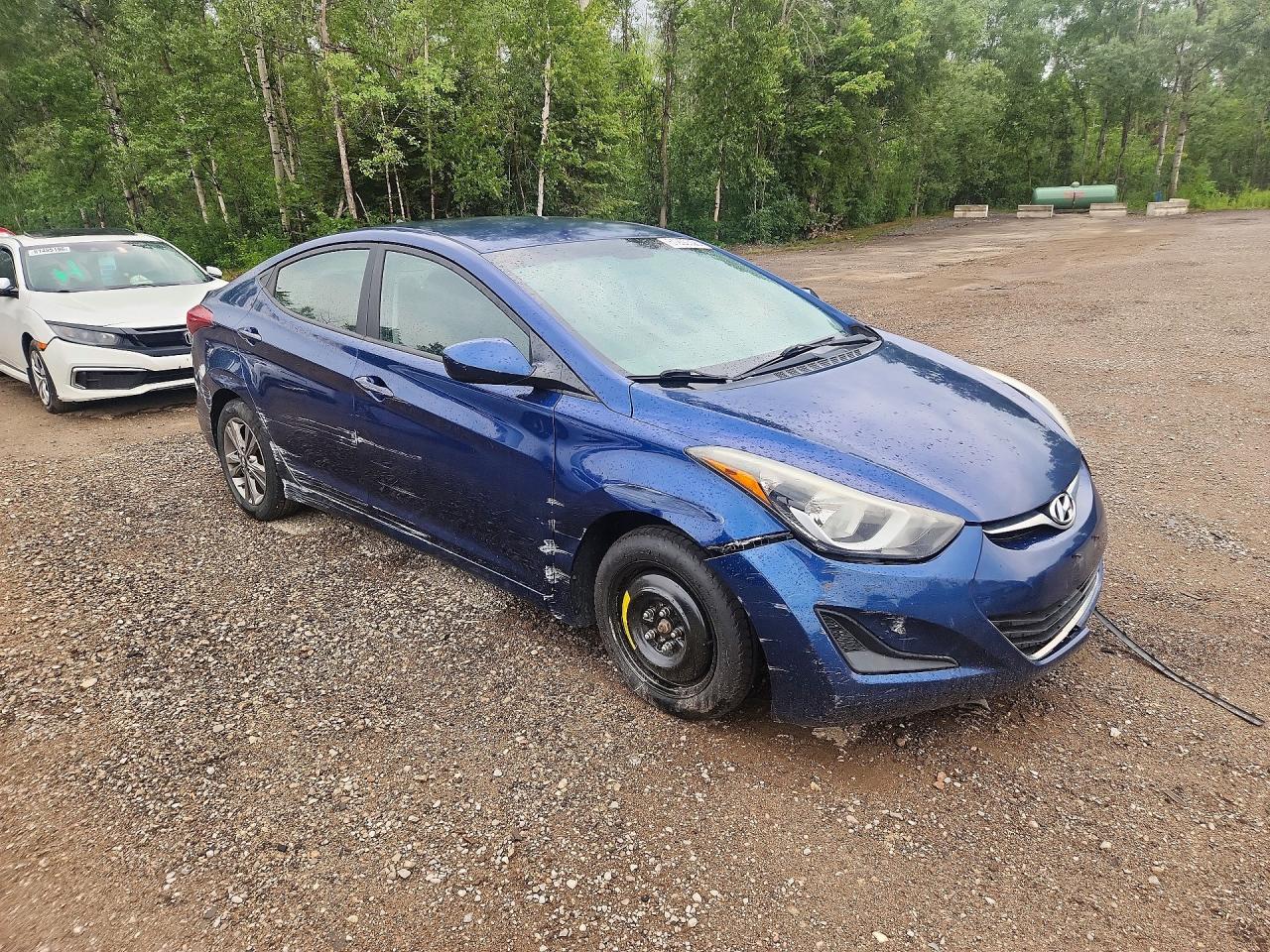 2015 Hyundai Elantra Se Blue vin: 5NPDH4AE6FH558216