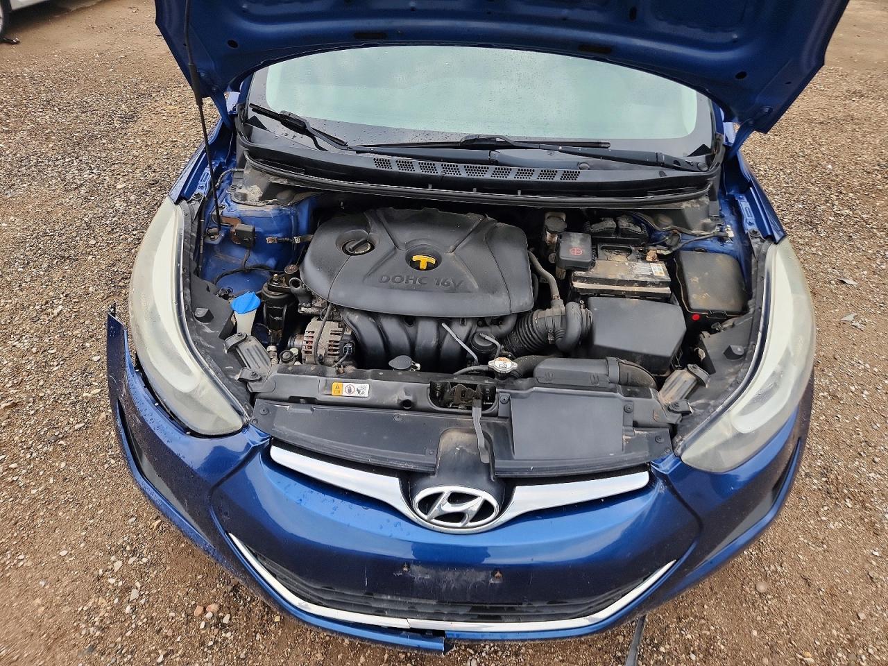 2015 Hyundai Elantra Se Blue vin: 5NPDH4AE6FH558216