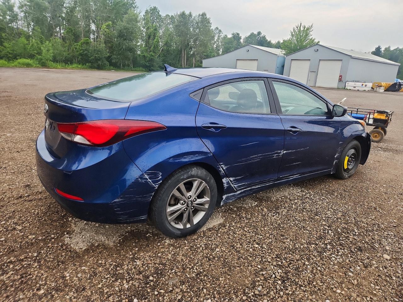 2015 Hyundai Elantra Se Blue vin: 5NPDH4AE6FH558216