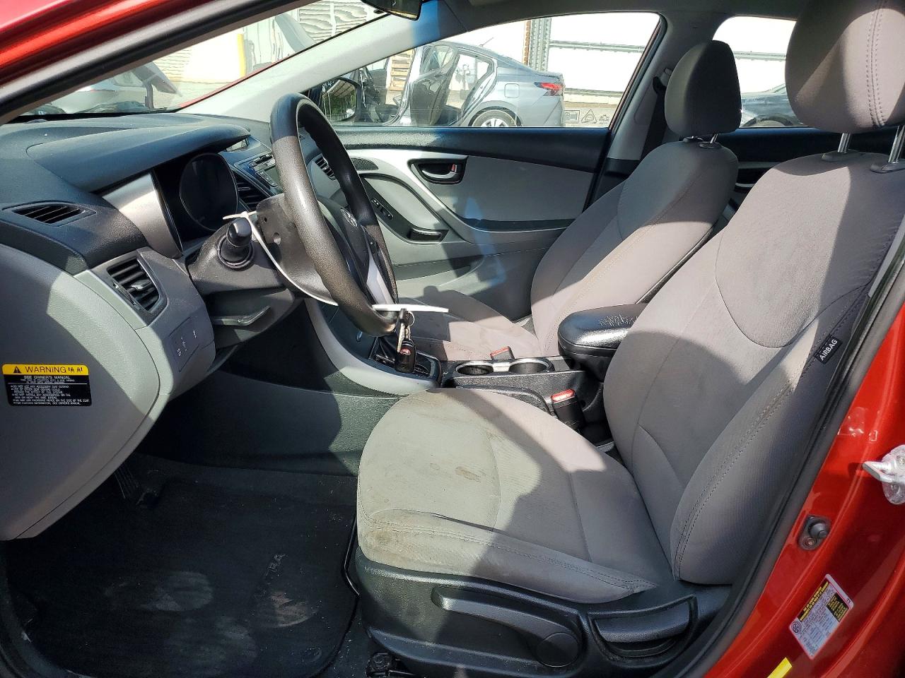 2015 Hyundai Elantra Se Red vin: 5NPDH4AE6FH560998