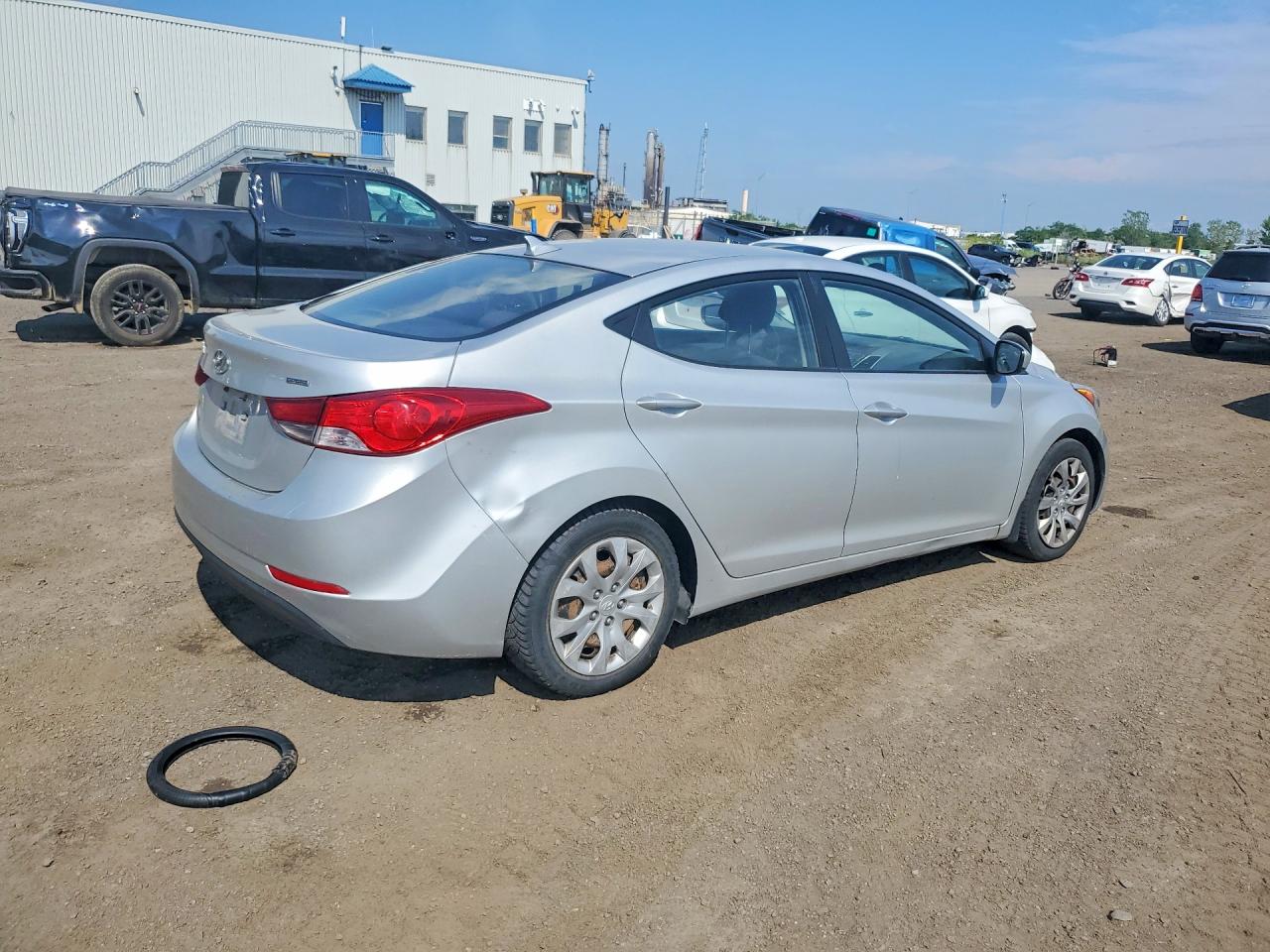 2015 Hyundai Elantra Se Silver vin: 5NPDH4AE6FH577901
