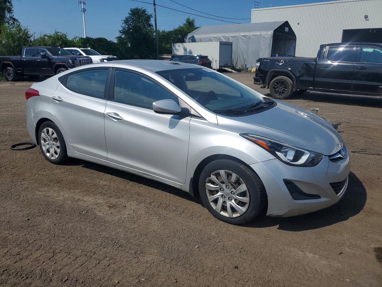 2015 Hyundai Elantra Se Silver vin: 5NPDH4AE6FH577901