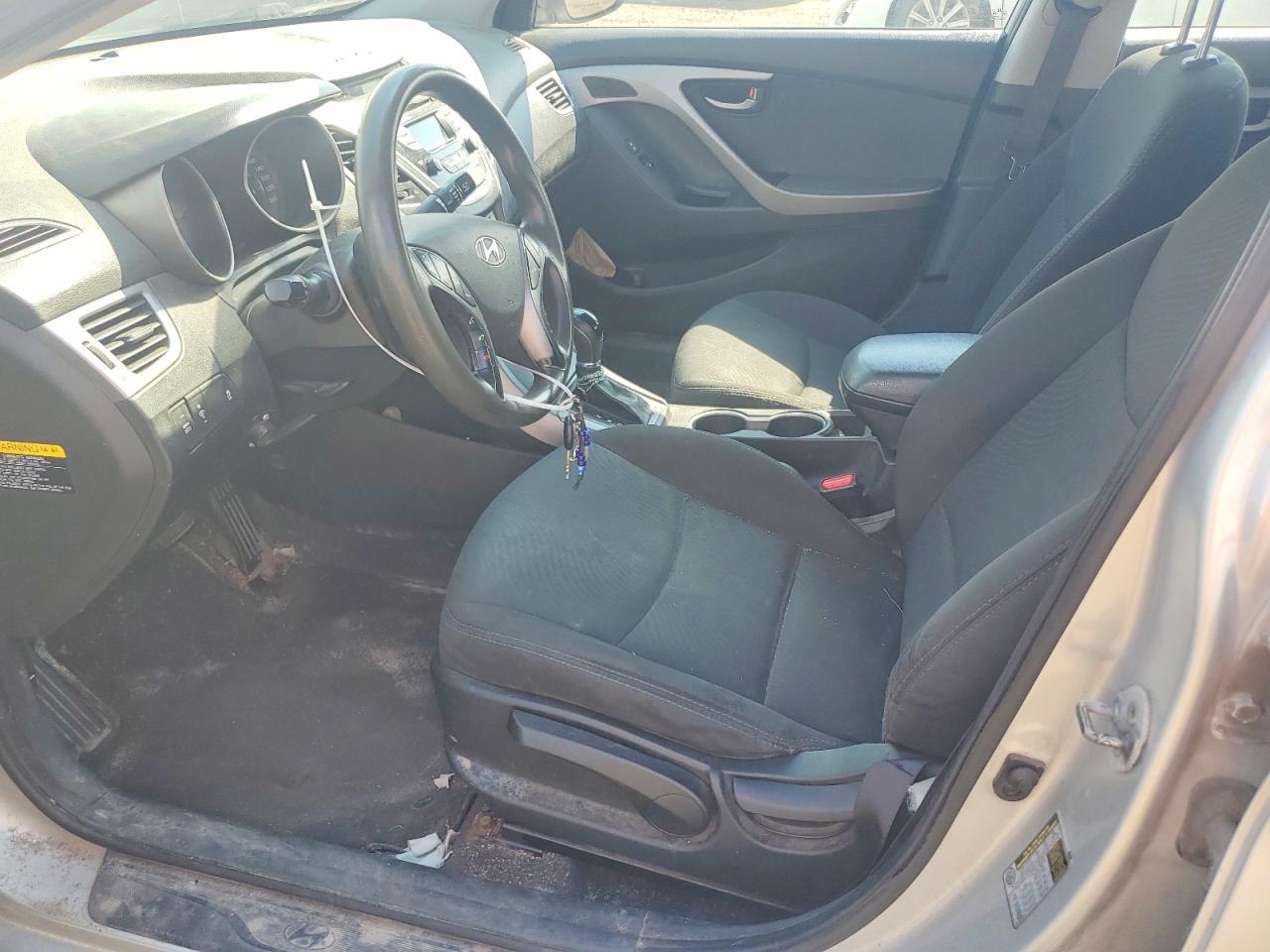 2015 Hyundai Elantra Se Silver vin: 5NPDH4AE6FH577901