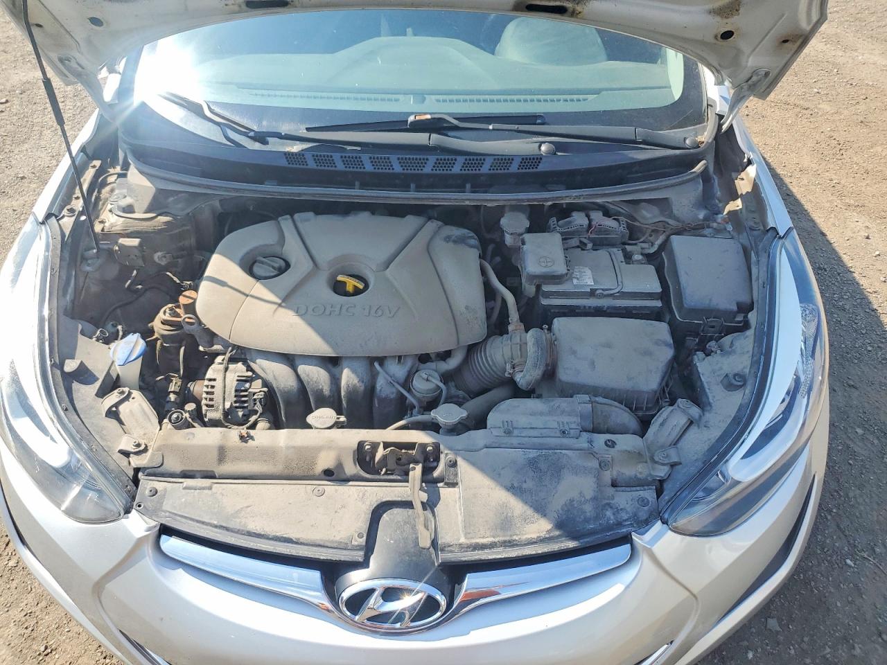 2015 Hyundai Elantra Se Silver vin: 5NPDH4AE6FH577901