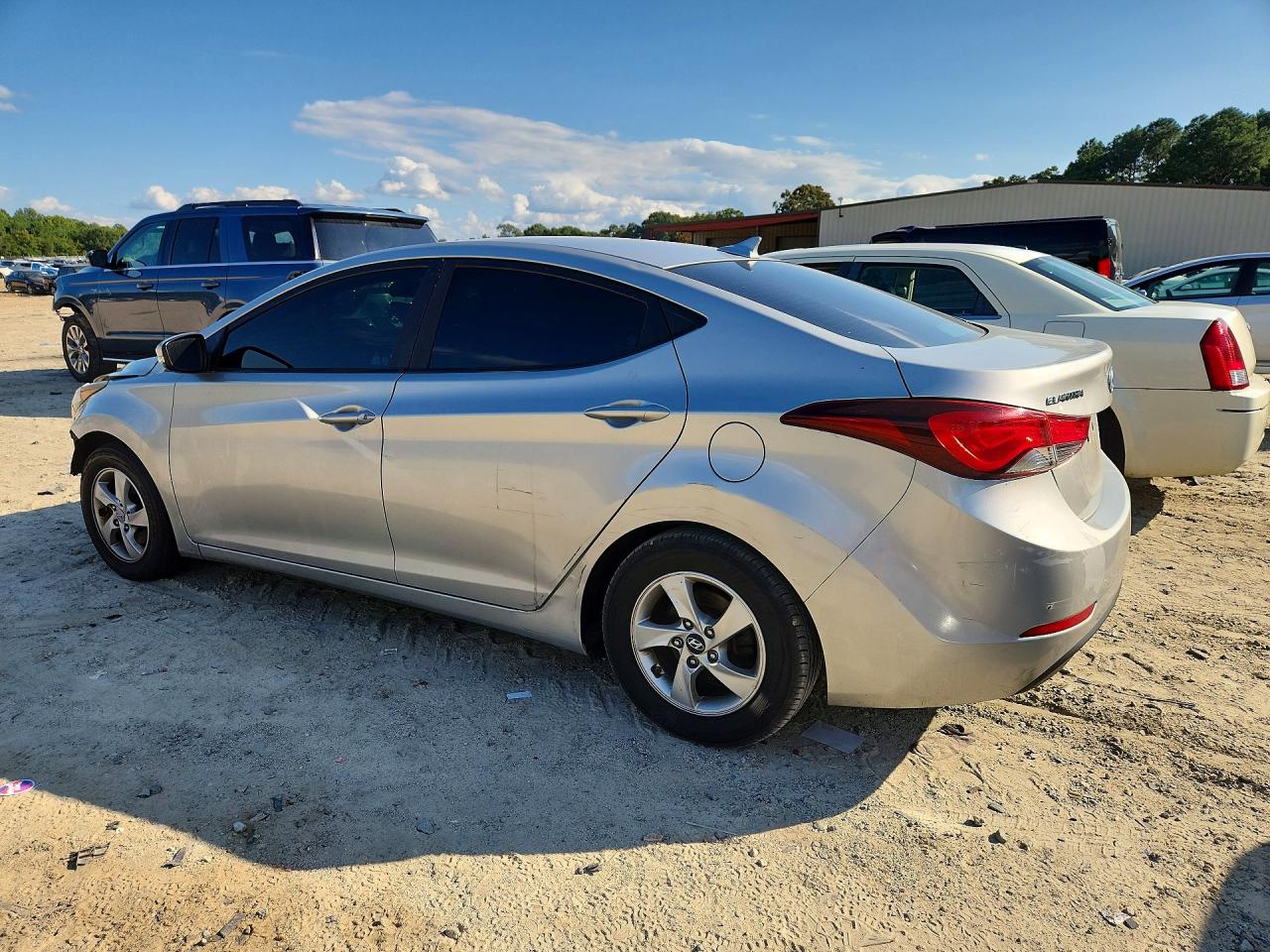 2015 Hyundai Elantra Se Silver vin: 5NPDH4AE6FH595959