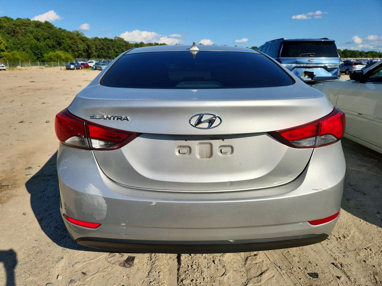 2015 Hyundai Elantra Se Silver vin: 5NPDH4AE6FH595959