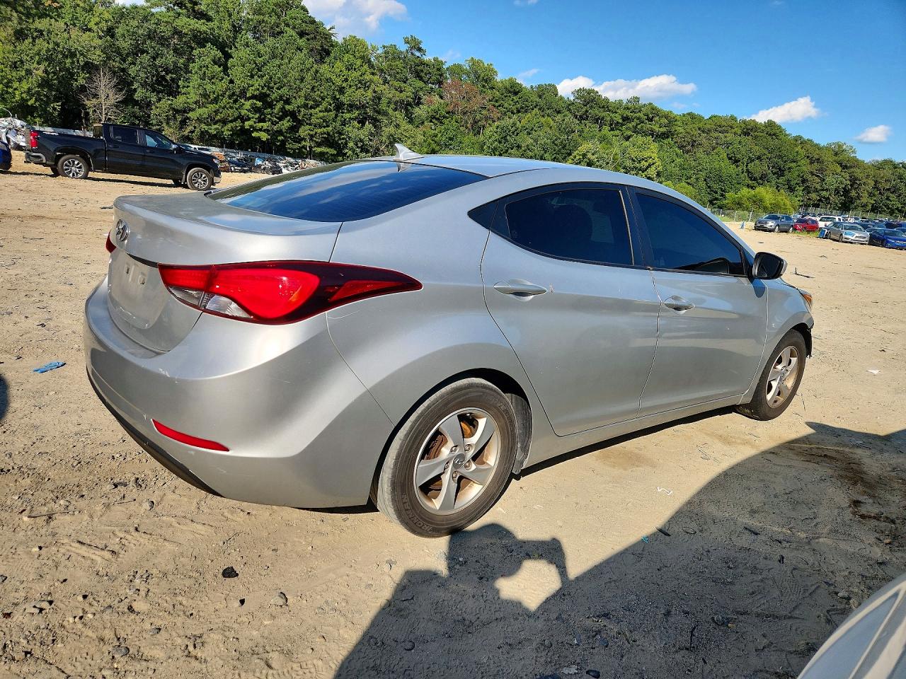 2015 Hyundai Elantra Se Silver vin: 5NPDH4AE6FH595959