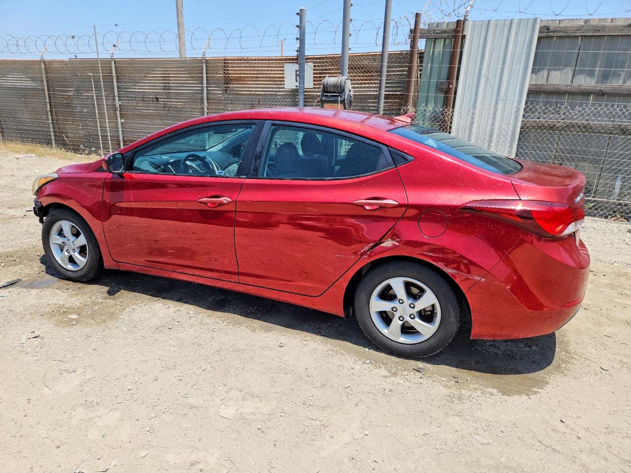 2015 Hyundai Elantra Se Red vin: 5NPDH4AE6FH599509
