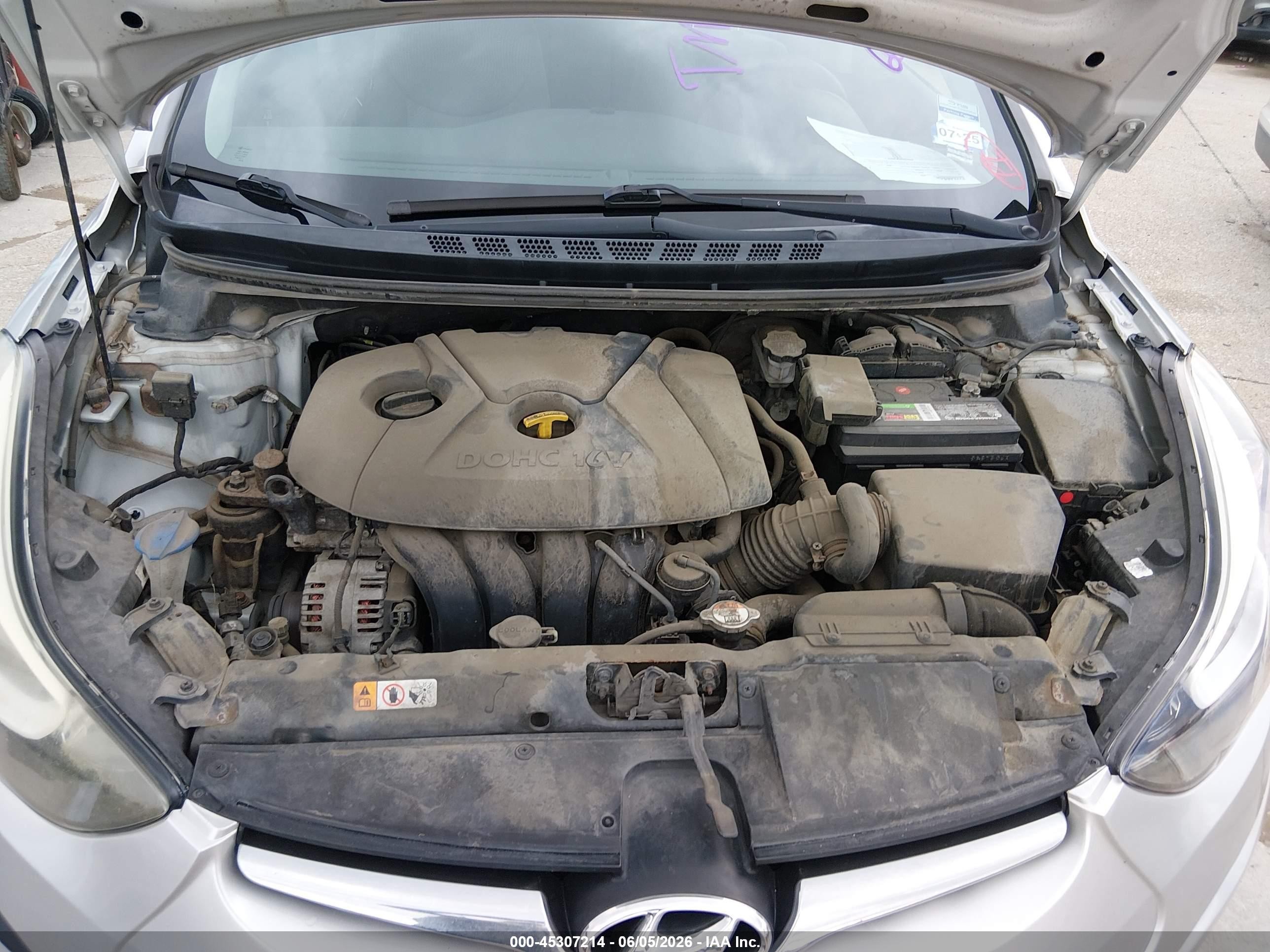 2015 Hyundai Elantra Se Silver vin: 5NPDH4AE6FH600075