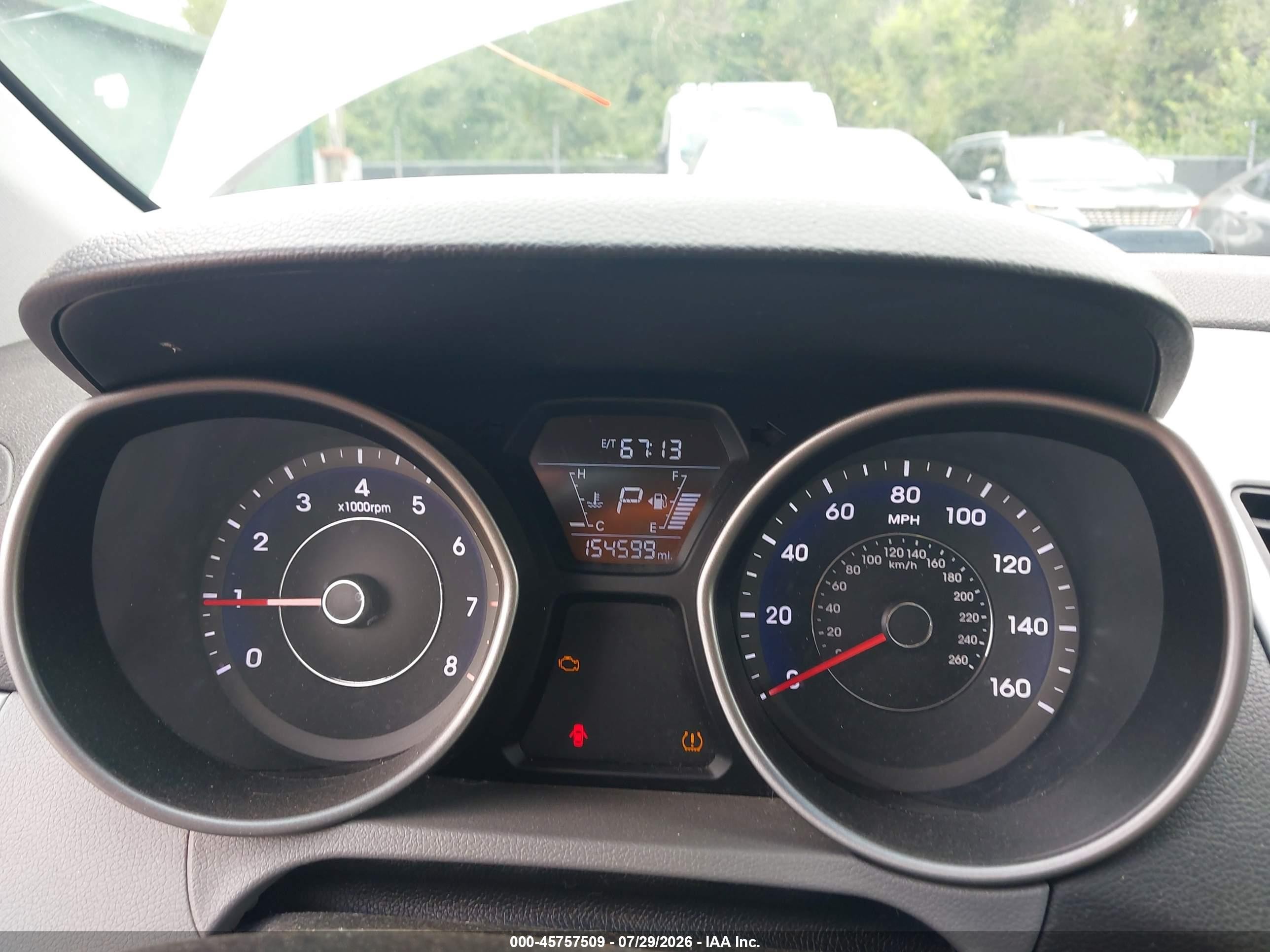 2015 Hyundai Elantra Se Gray vin: 5NPDH4AE6FH604112