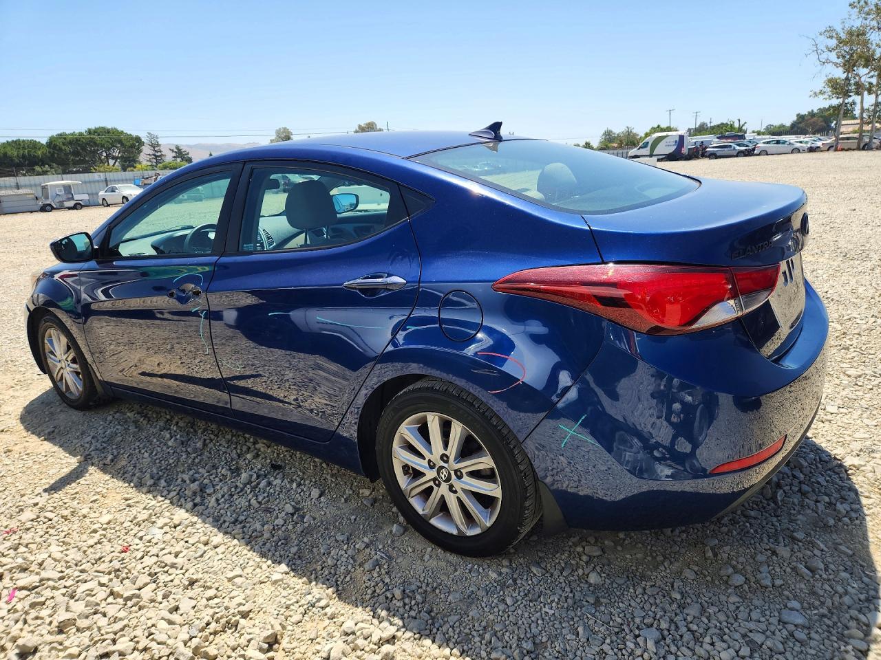2015 Hyundai Elantra Se Blue vin: 5NPDH4AE6FH607804