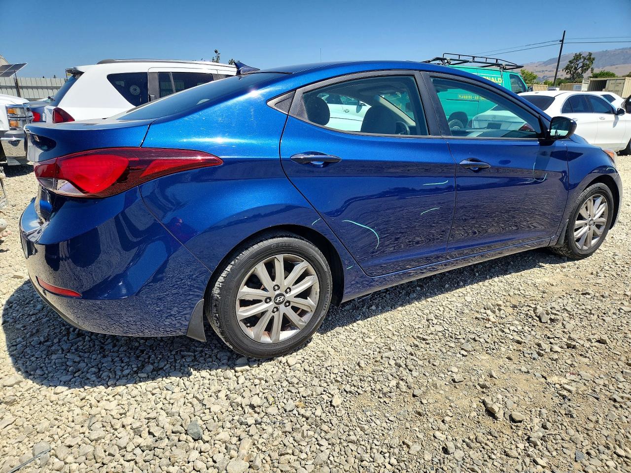 2015 Hyundai Elantra Se Blue vin: 5NPDH4AE6FH607804