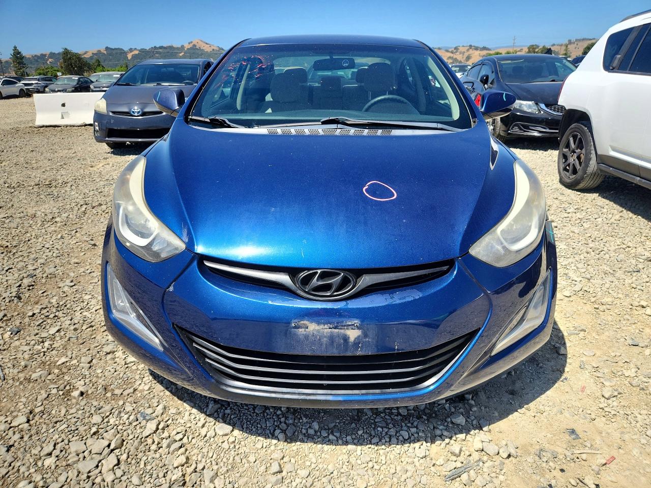2015 Hyundai Elantra Se Blue vin: 5NPDH4AE6FH607804