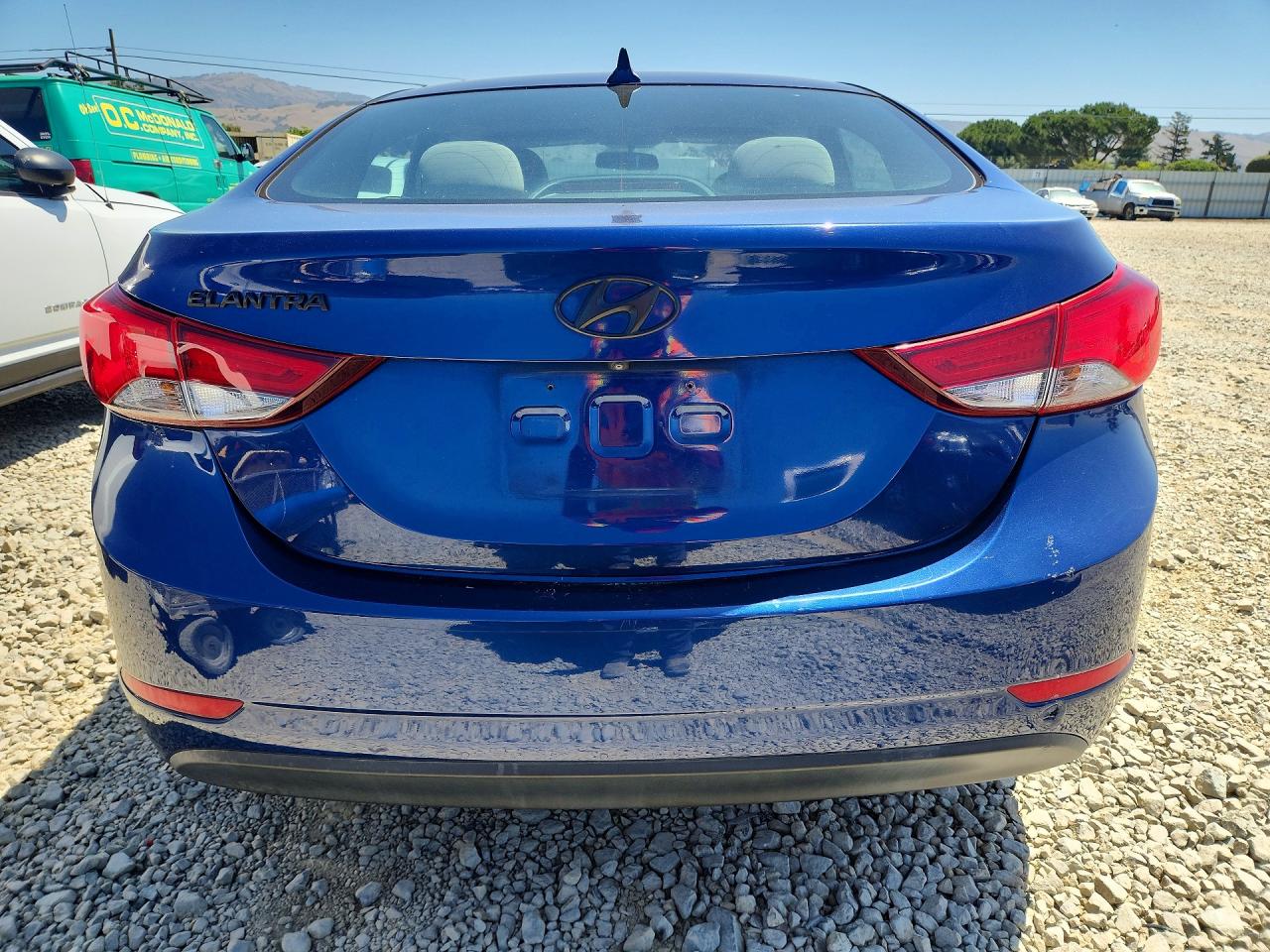 2015 Hyundai Elantra Se Blue vin: 5NPDH4AE6FH607804