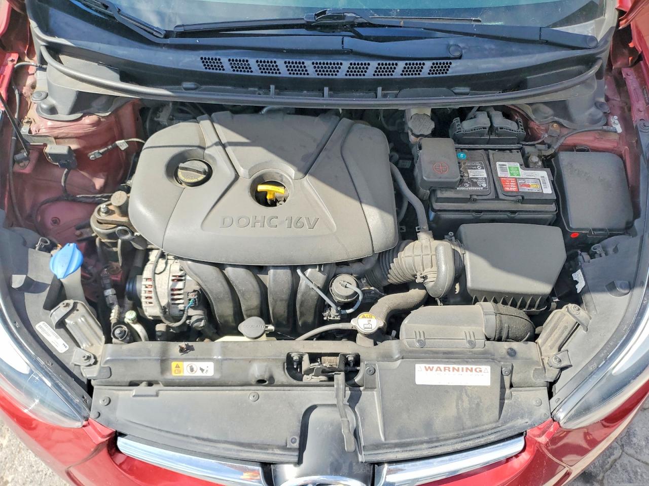 2015 Hyundai Elantra Se Red vin: 5NPDH4AE6FH609911