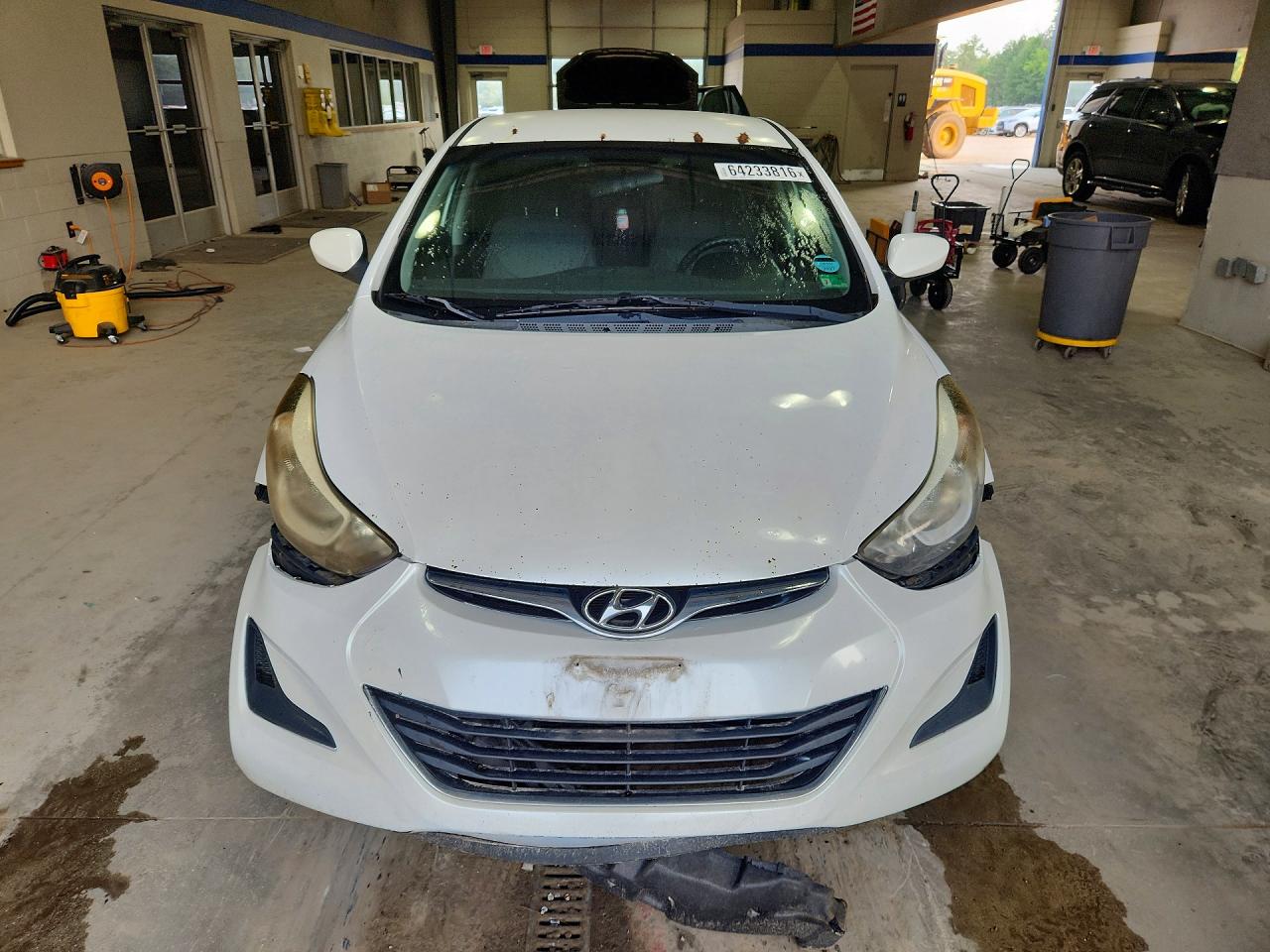 2015 Hyundai Elantra Se White vin: 5NPDH4AE6FH615384