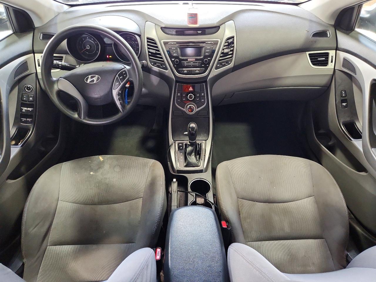 2015 Hyundai Elantra Se White vin: 5NPDH4AE6FH615384