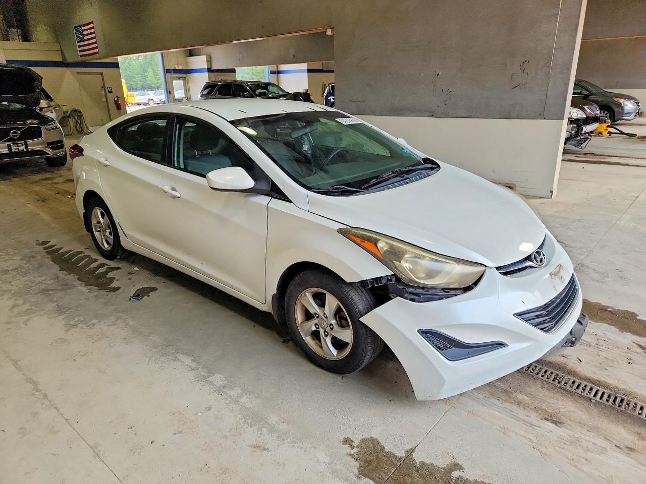2015 Hyundai Elantra Se White vin: 5NPDH4AE6FH615384