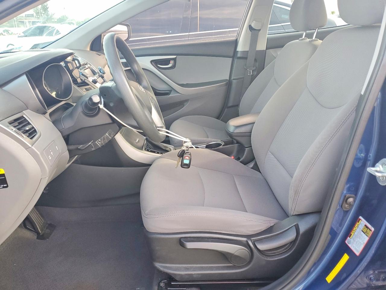 2015 Hyundai Elantra Se Blue vin: 5NPDH4AE6FH616244
