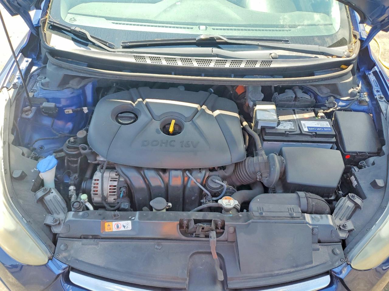 2015 Hyundai Elantra Se Blue vin: 5NPDH4AE6FH616244