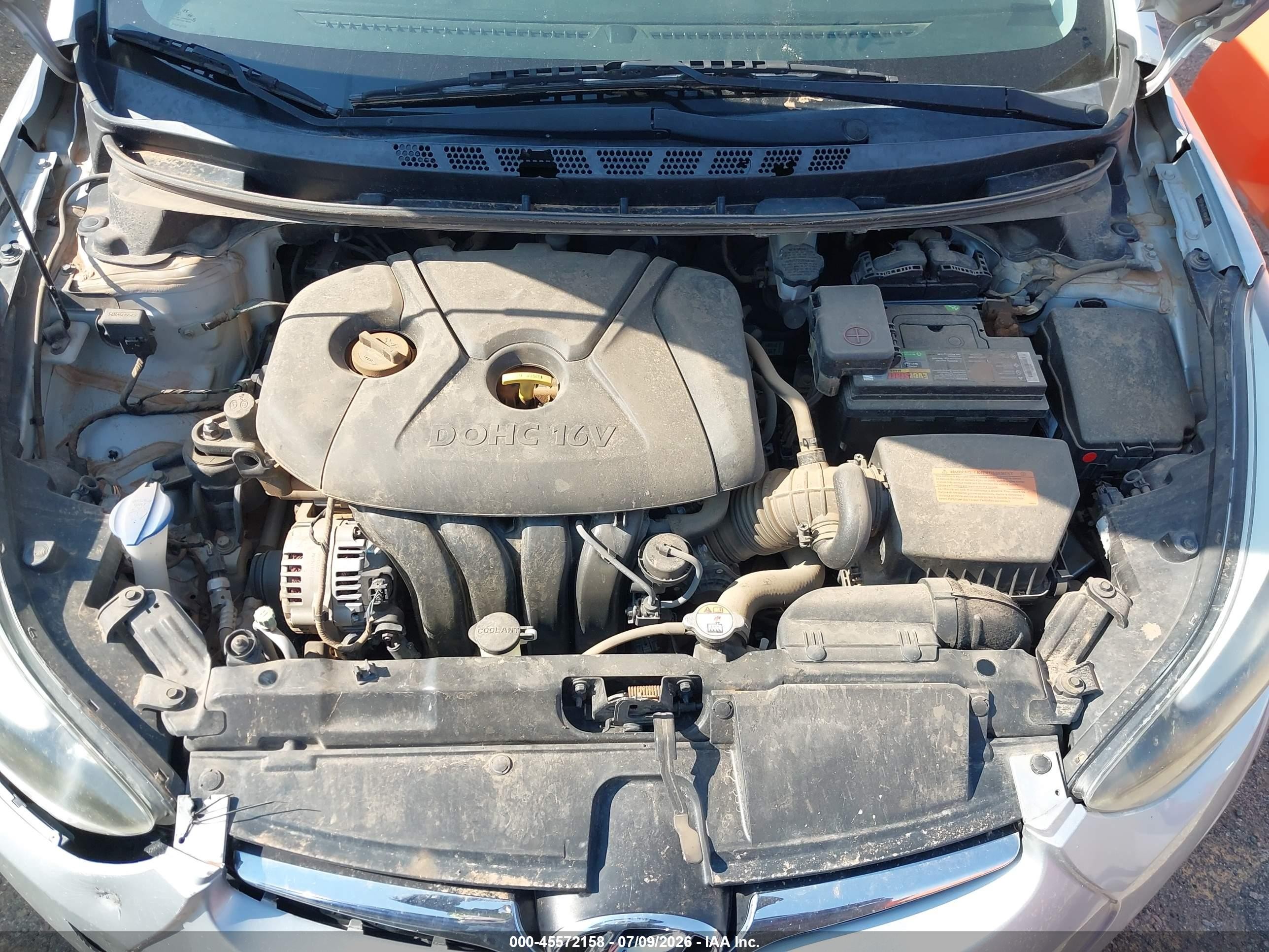 2015 Hyundai Elantra Se Серебряный vin: 5NPDH4AE6FH618947