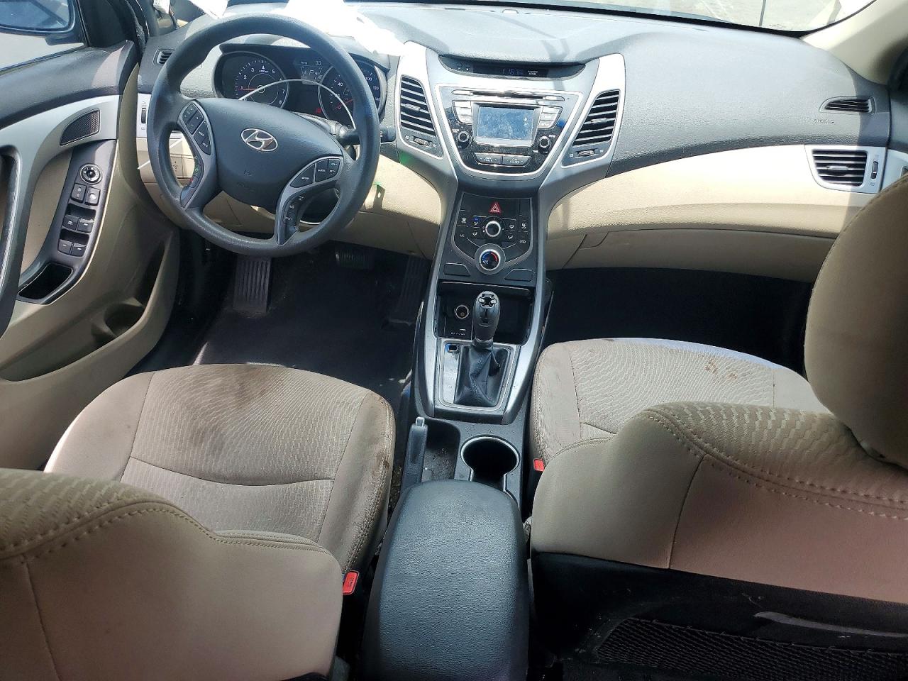 2015 Hyundai Elantra Se Brown vin: 5NPDH4AE6FH620889