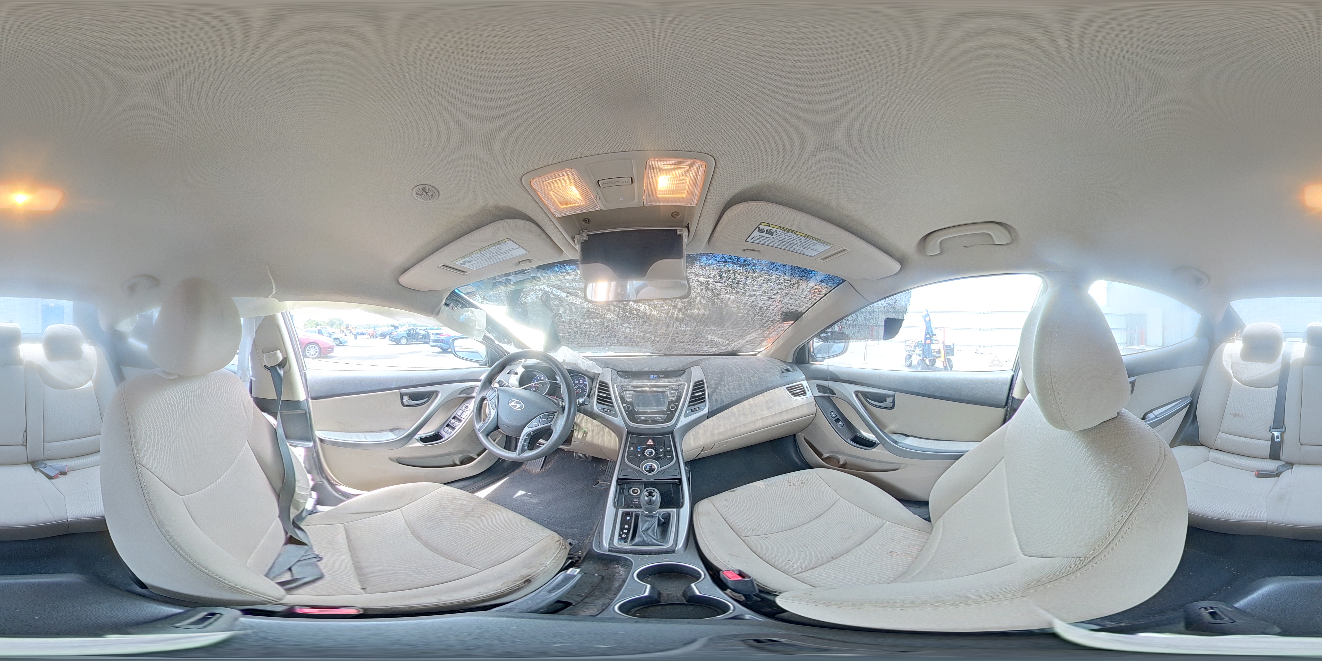 2015 Hyundai Elantra Se Brown vin: 5NPDH4AE6FH620889